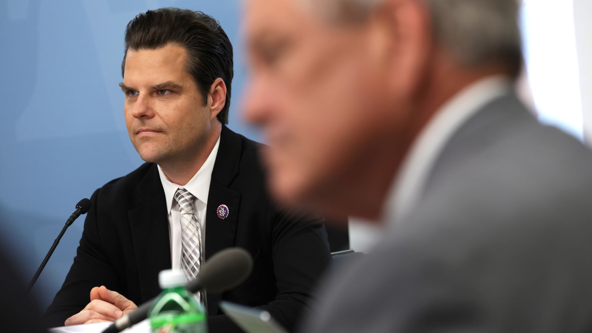 Photo of Matt Gaetz looking straight ahead
