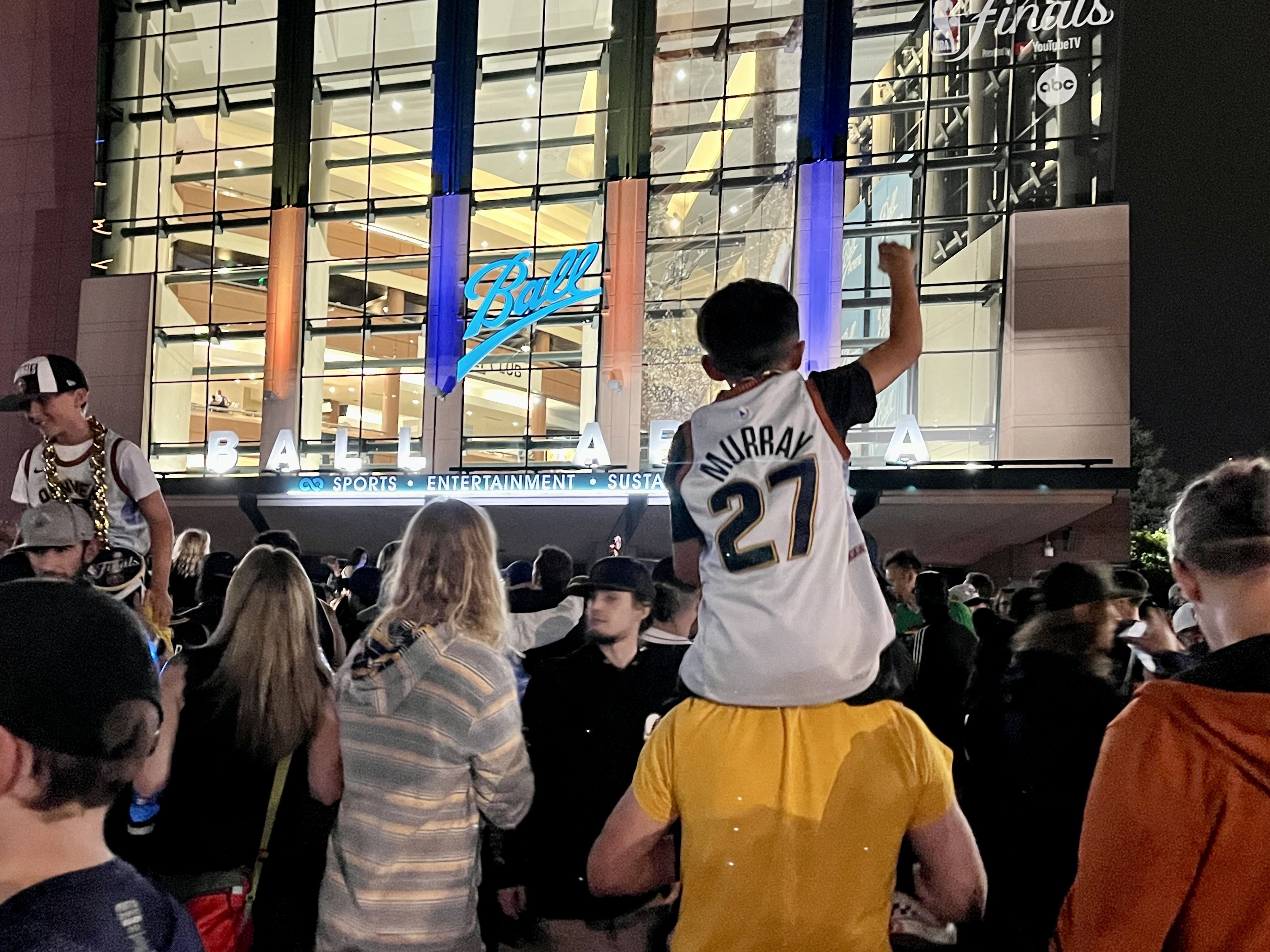 Nuggets fan rush to be among the first to own NBA Championship