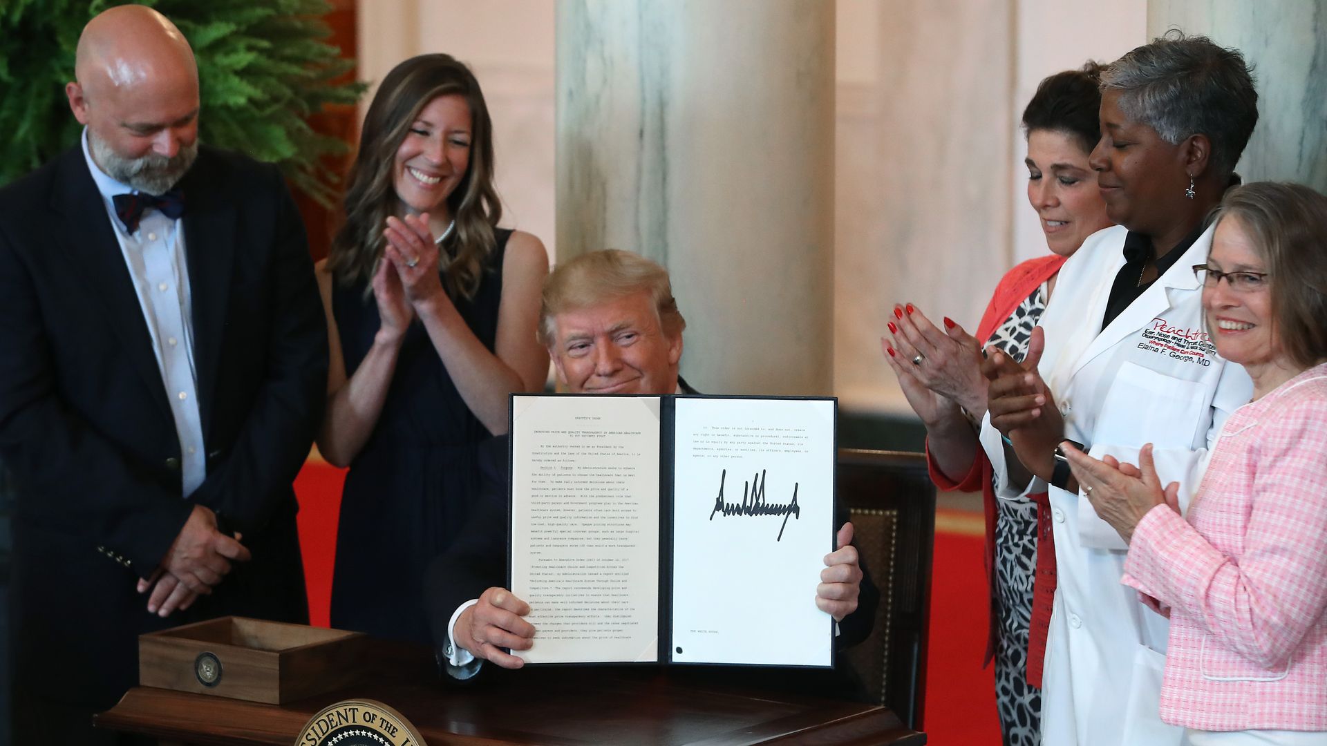 Trump signs health care executive order