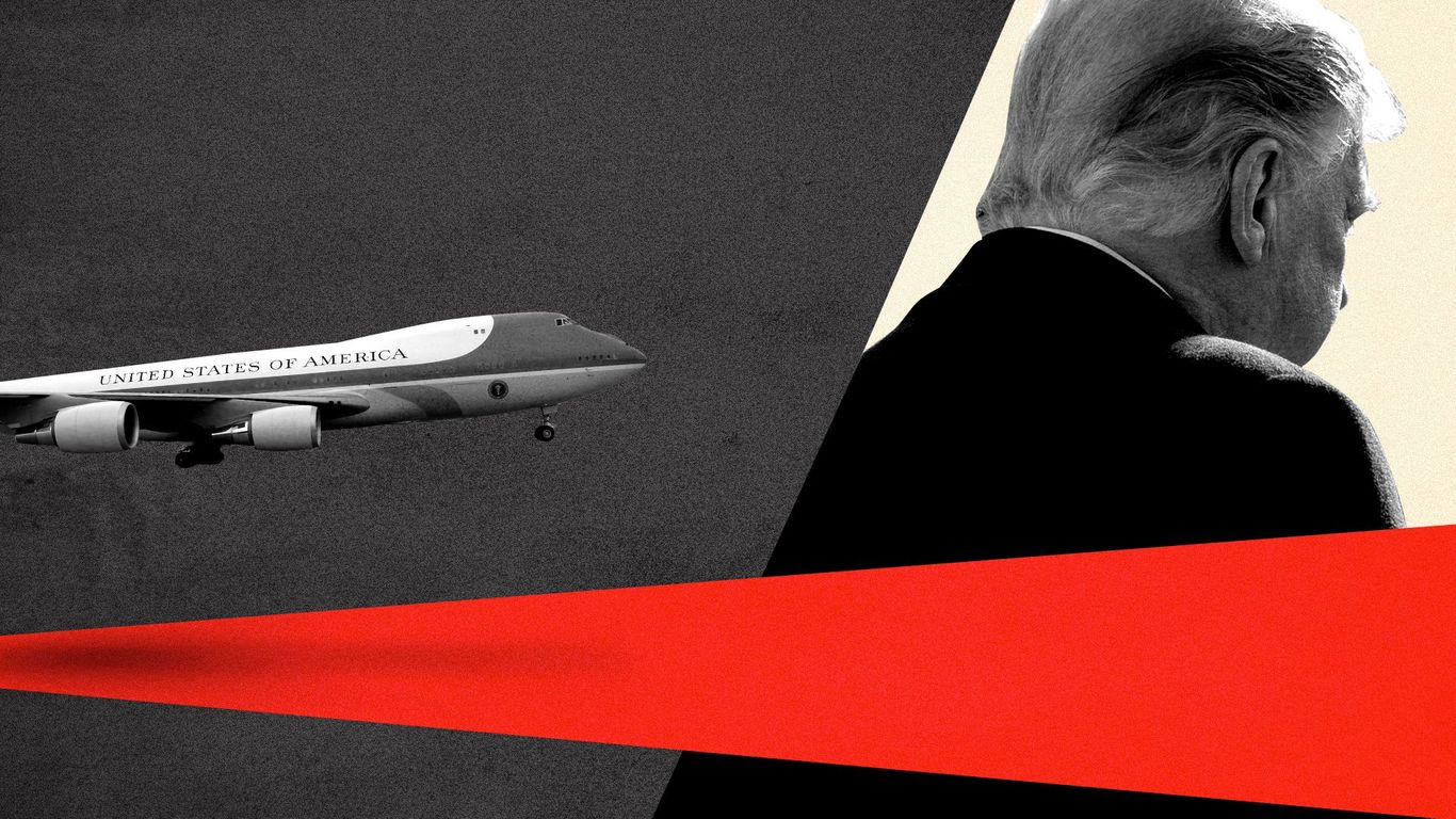 Off the rails: Inside Air Force One before Trump’s last resistance in Georgia