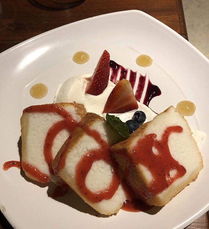 dessert at paddle to table charlotte