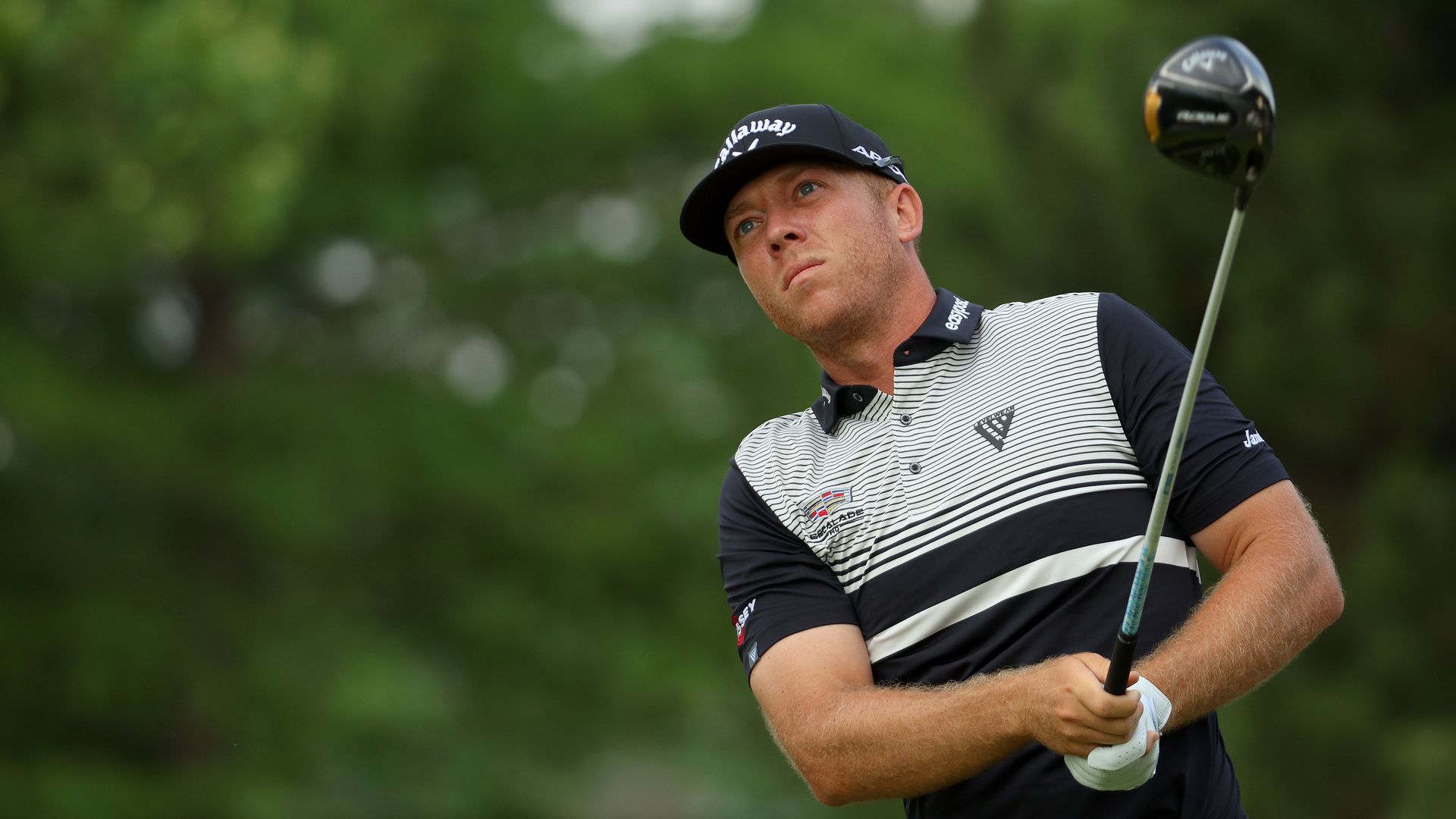 Talor Gooch of the United States plays his shot from the seventh tee during the second round of the 2022 PGA Championship at Southern Hills Country Club on May 20, 2022 in Tulsa, Oklahoma.