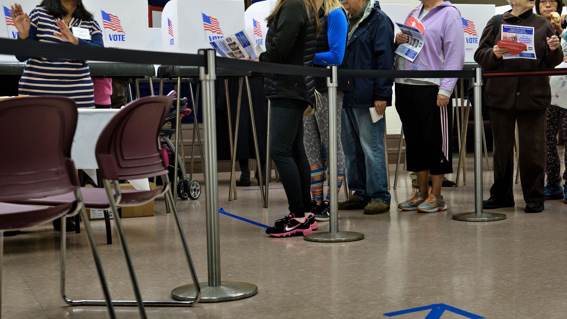 People vote