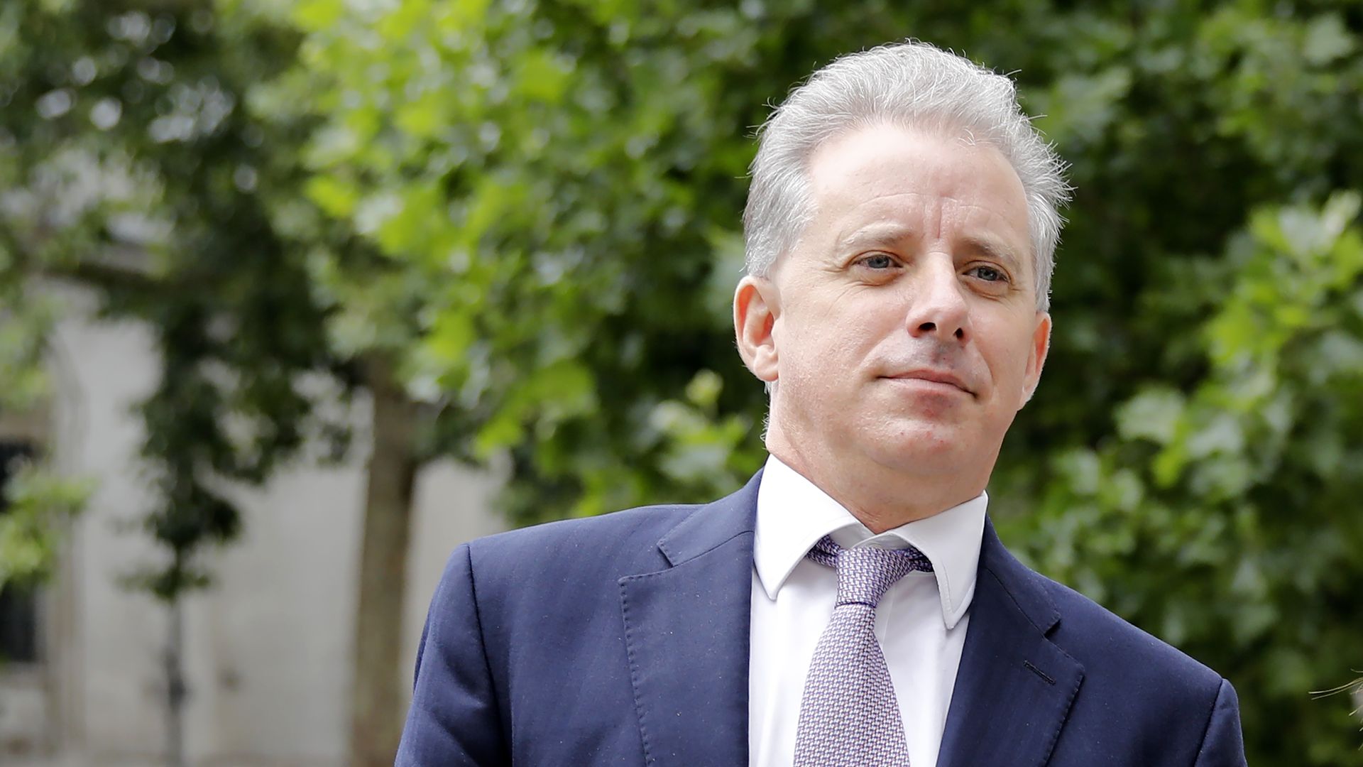 ormer UK intelligence officer Christopher Steele arrives at the High Court in London on July 24, 2020