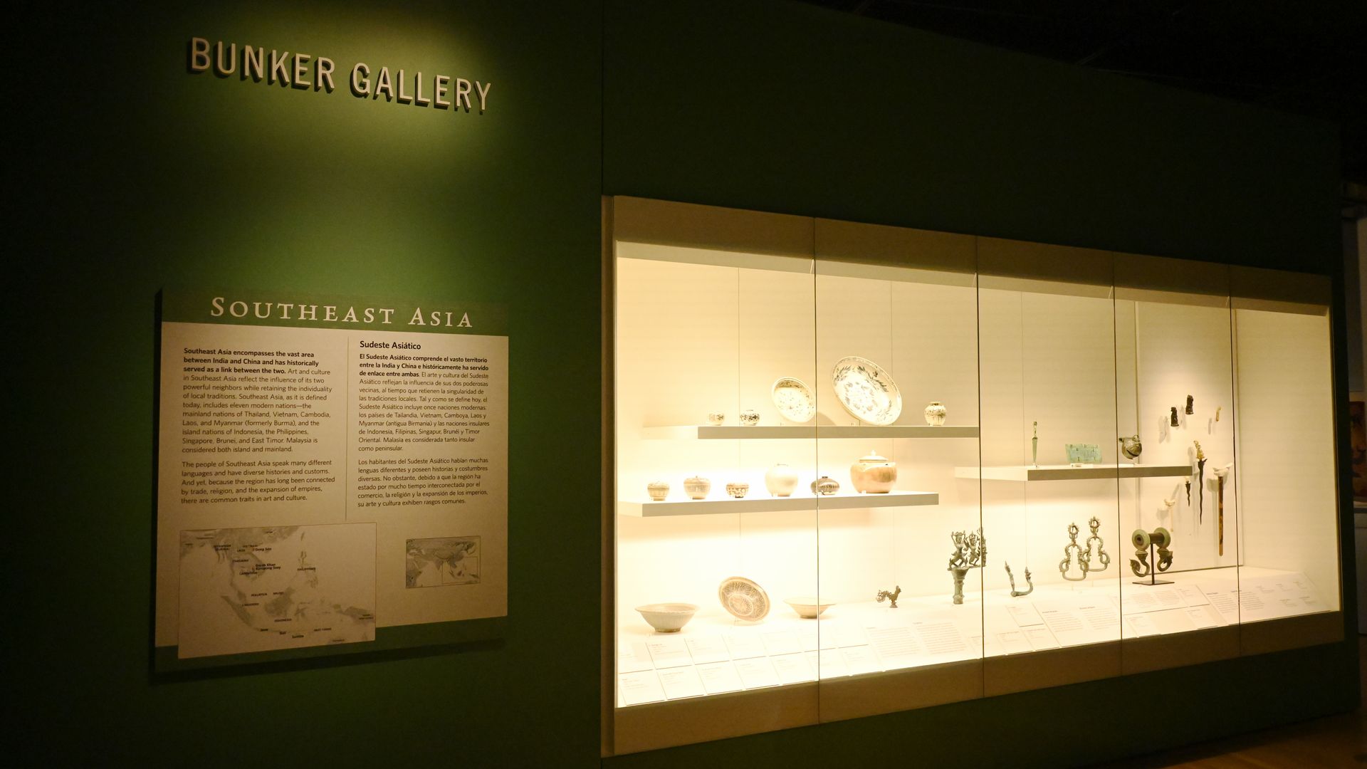 Bunker Gallery section of Southeast Asian art galleries of Denver Art Museum on Oct. 25. Photo: Hyoung Chang/The Denver Post