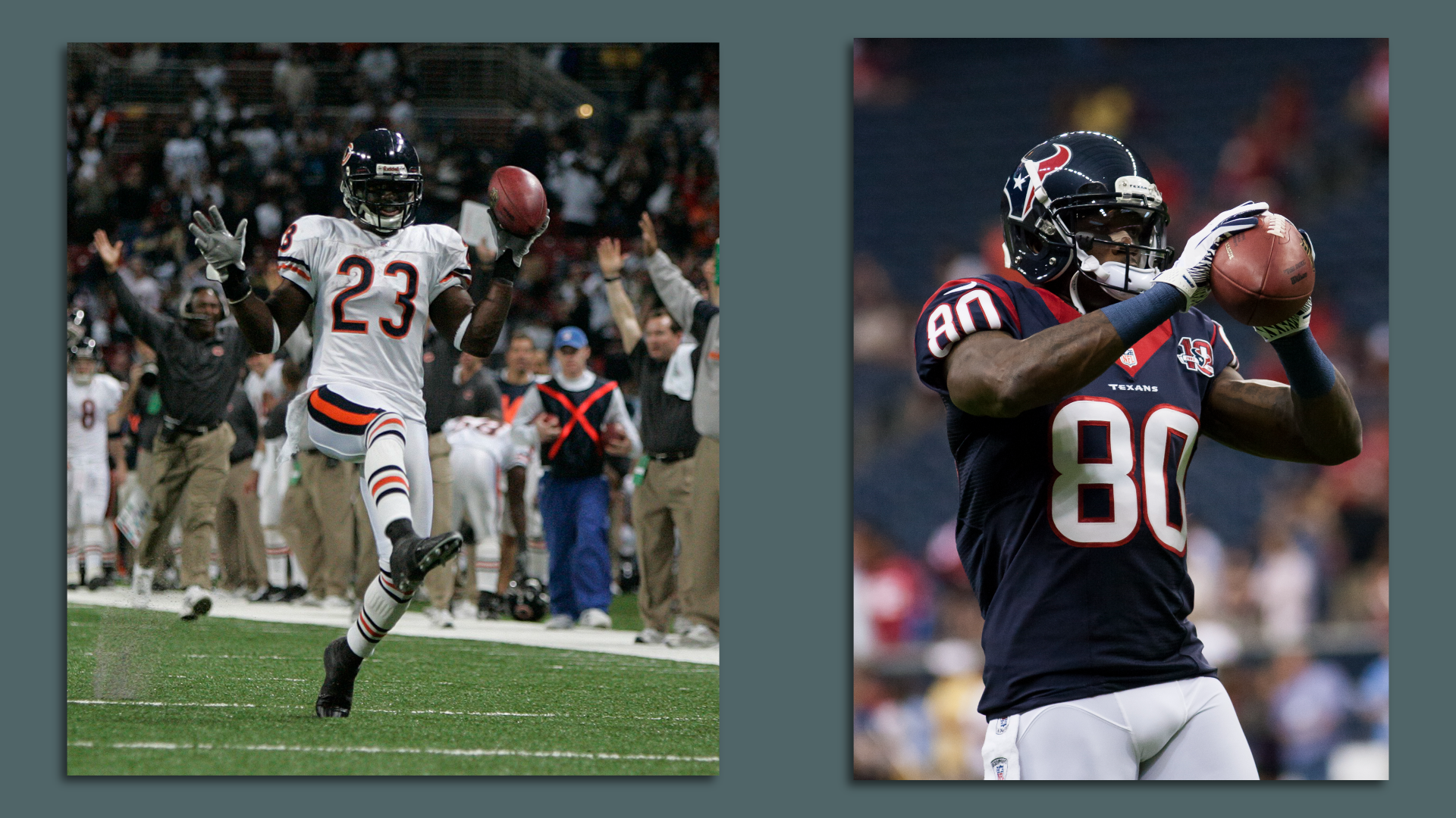 Devin Hester and Andre Johnson 