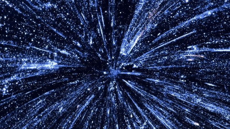 A gif of a solar system scene.