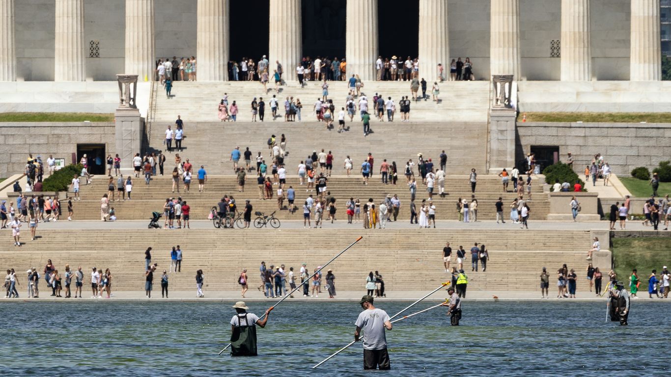 Reflecting Pool repairs become personal for Trump
