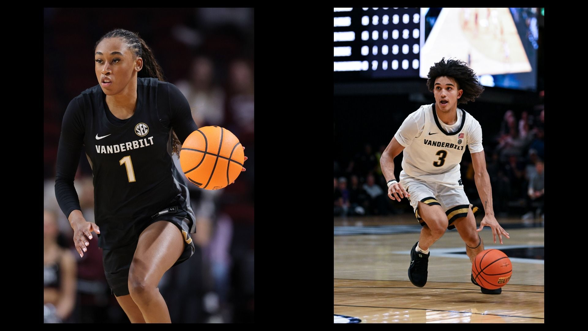 Vandy basketball stars Mikayla Blakes and Tyler Tanner