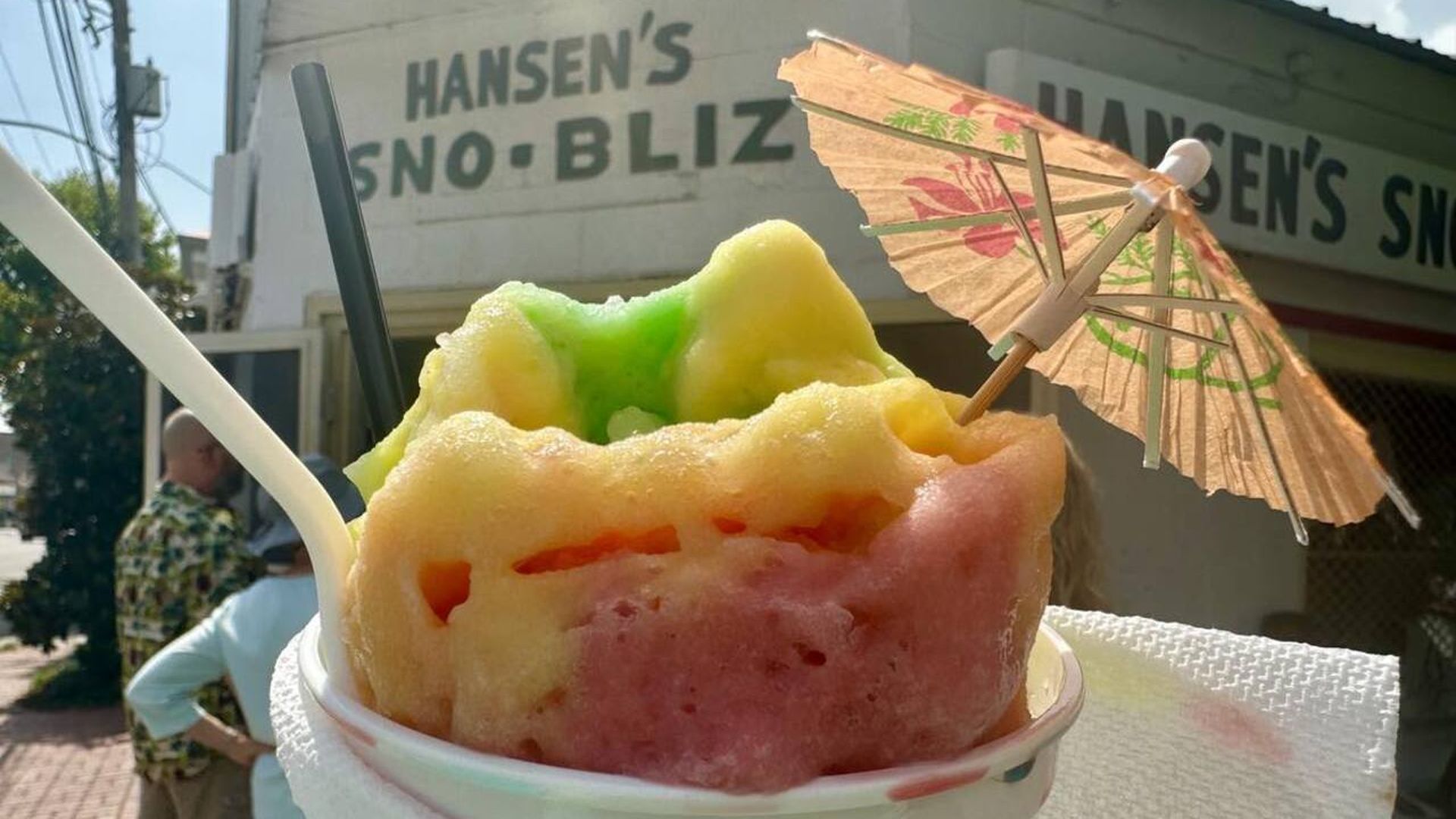 Photo shows a creambeaux at Hansen's