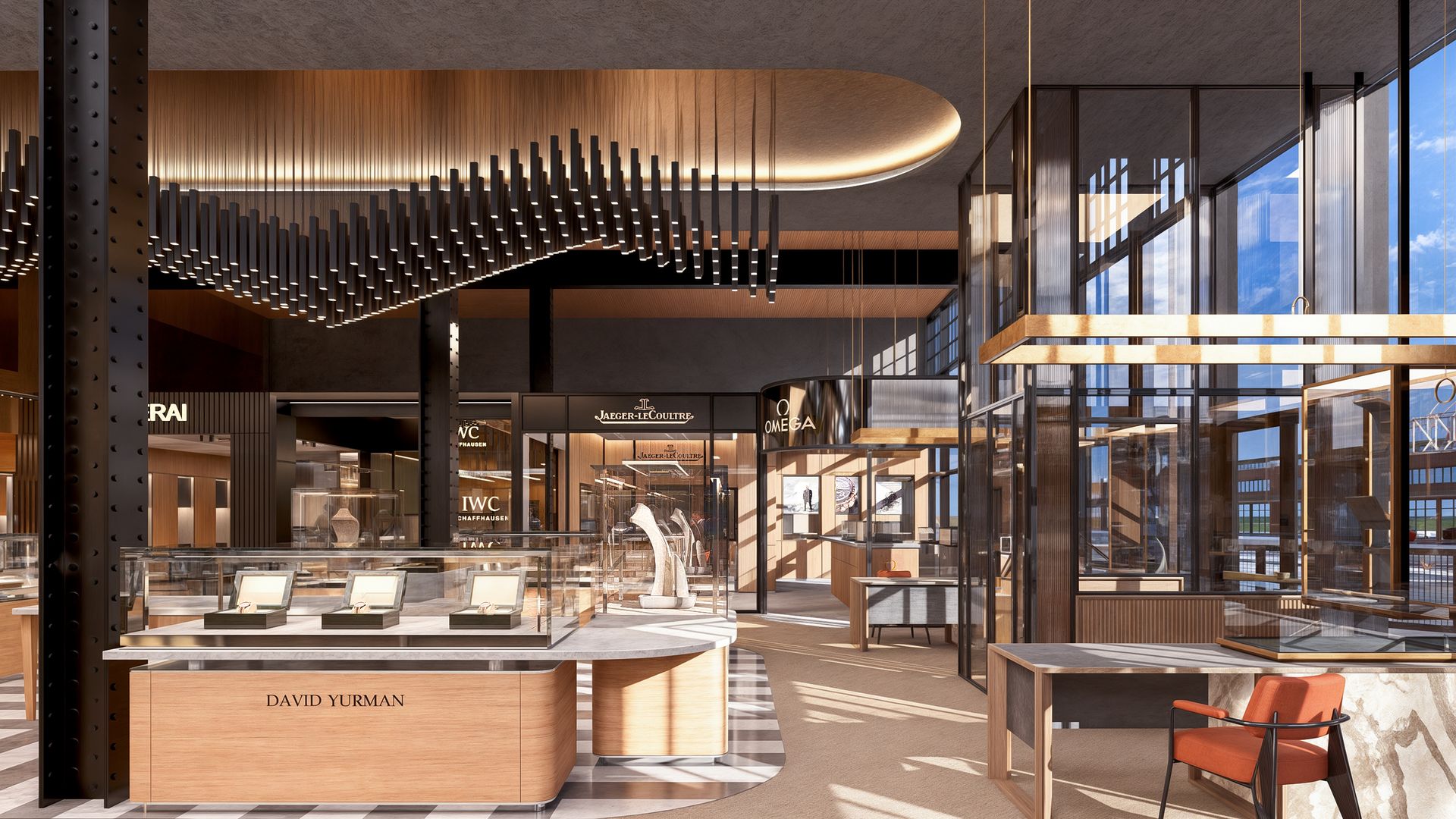 A rendering of Orr's Jewelers