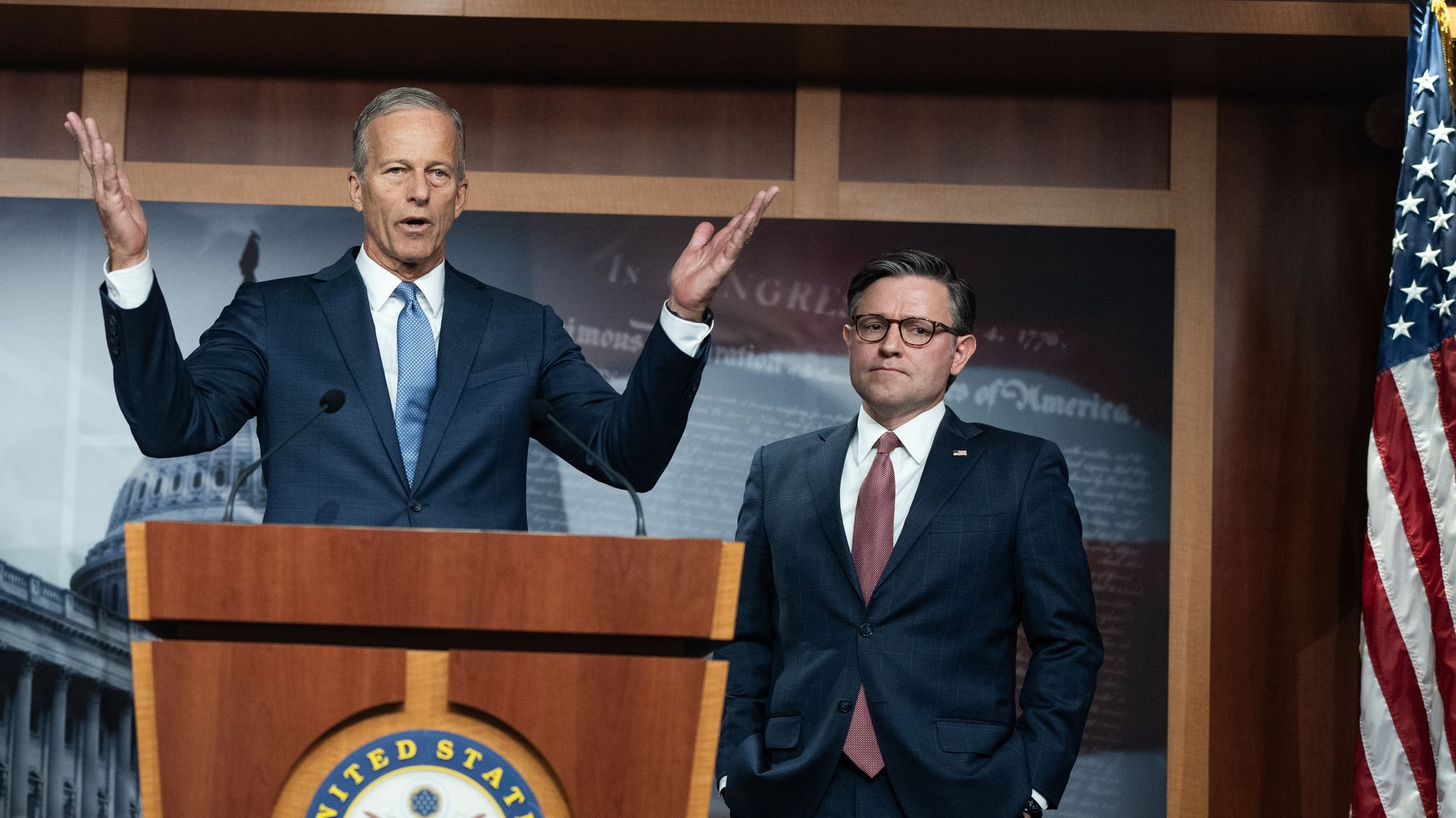 This is John Thune and MIke Johnson