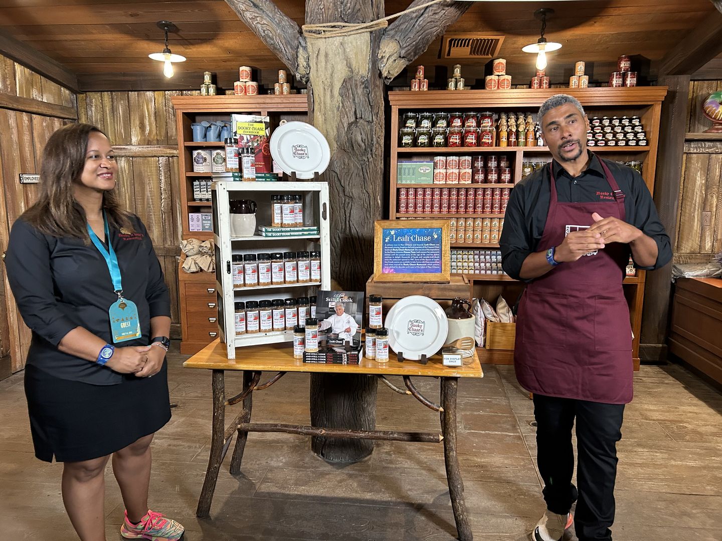 Tiana's Bayou Adventure merchandise includes hot sauce and Dooky