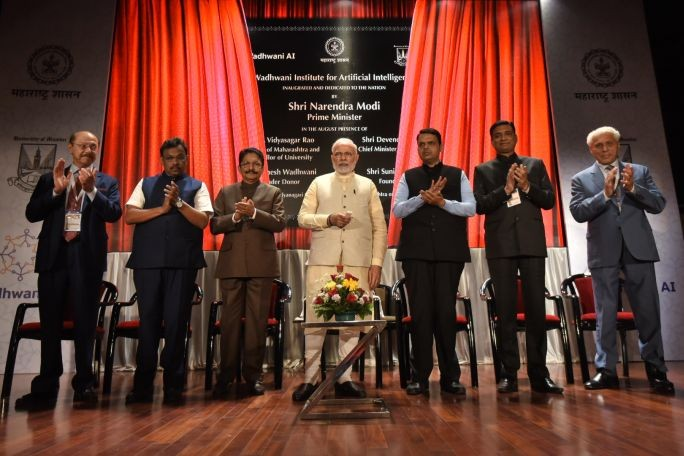 Indian Prime Minister Modi attended the recent opening of the Wadhwani Institute in Mumbai 