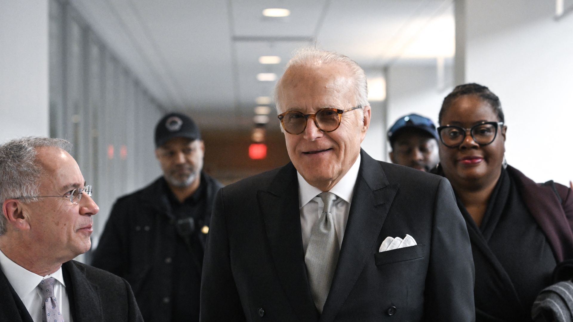 James Biden, brother of US President Joe Biden, arrives for a deposition before the House Oversight and Judiciary Committees on President Biden's impeachment inquiry in Washington, DC, February 21, 2024.
