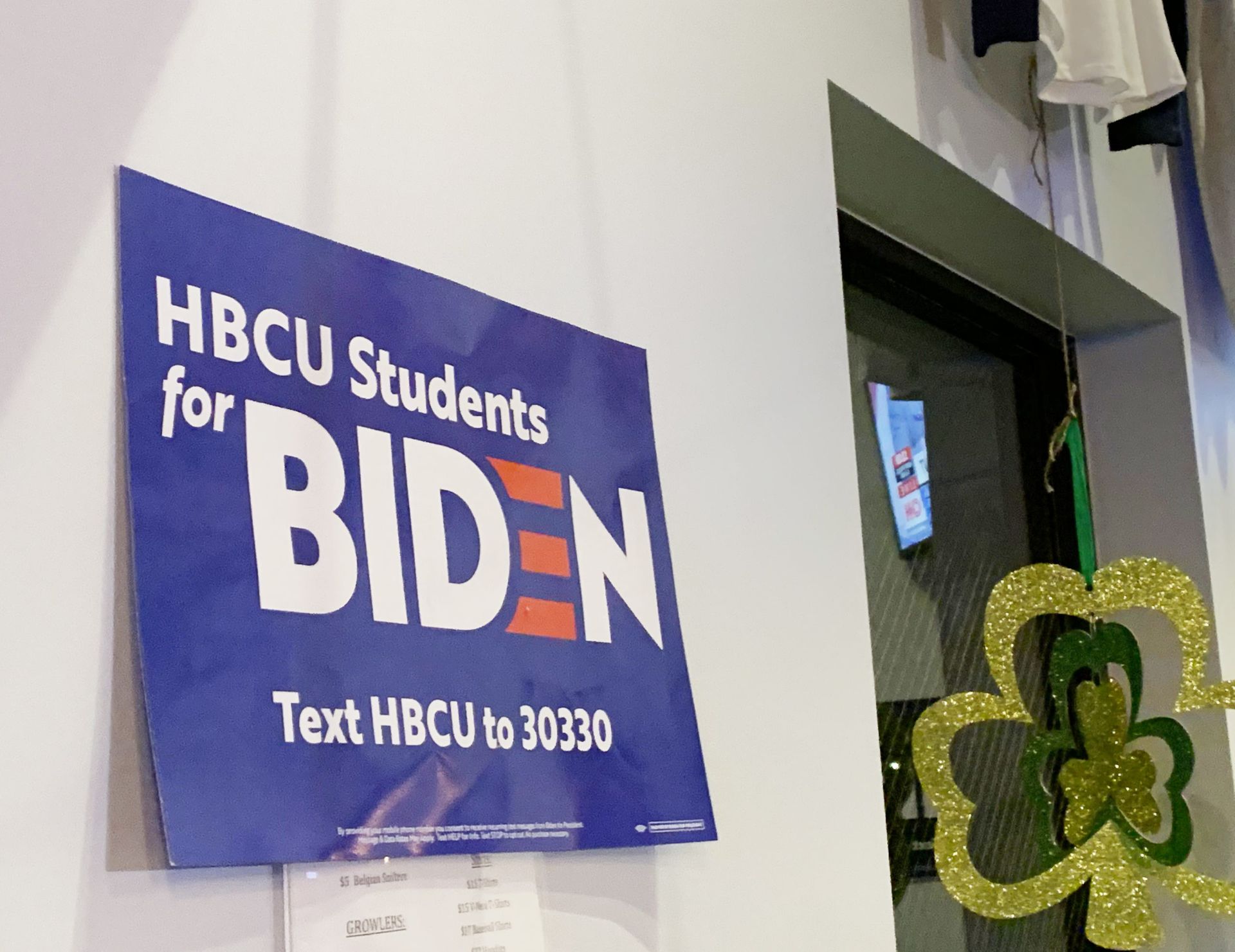 HBCU students for Biden