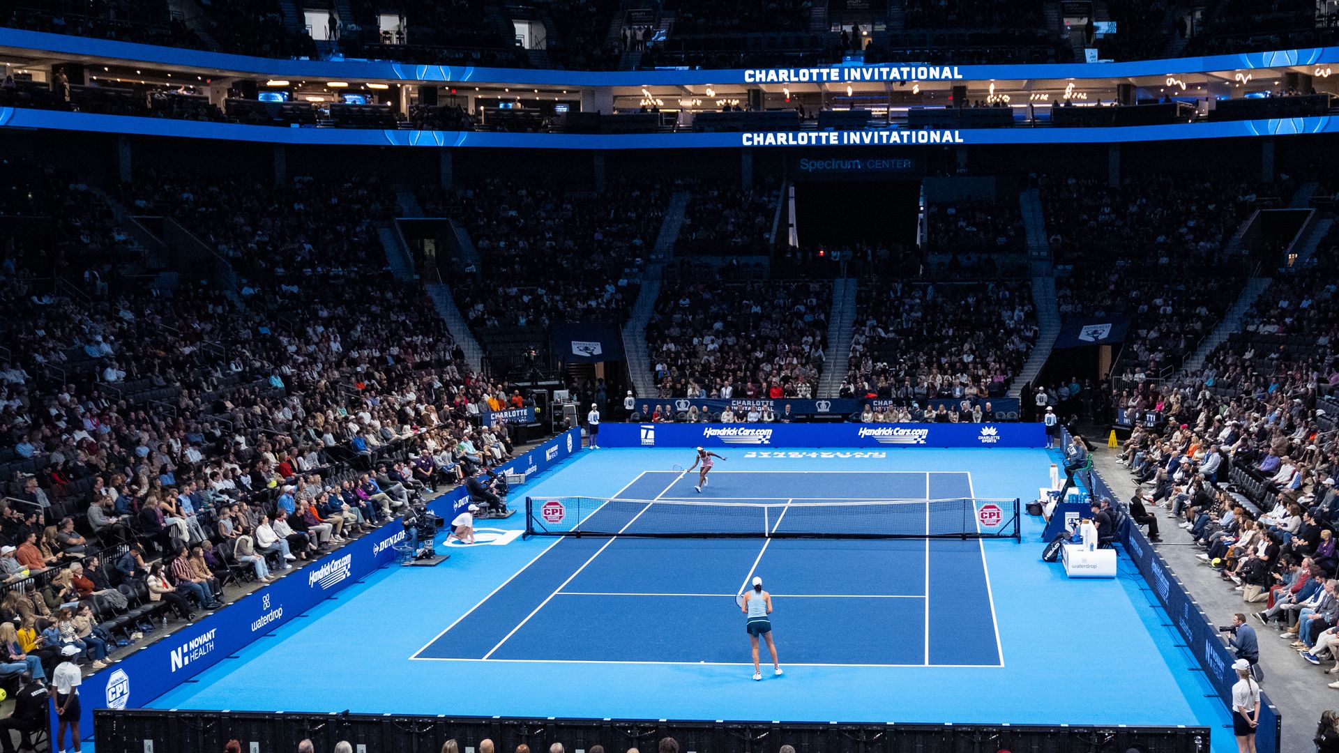 The 2024 Charlotte Invitational at Spectrum Center drew 16,194 fans. Photo: Jacob Kupferman/Getty Images