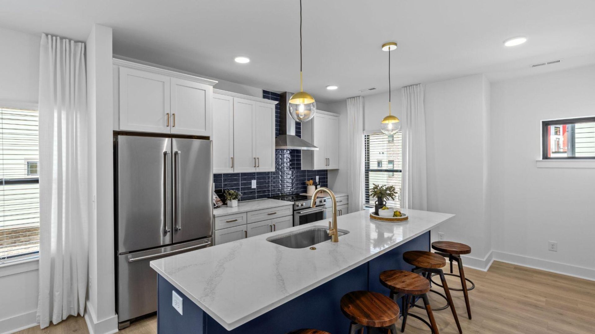 A interior of a kitchen.