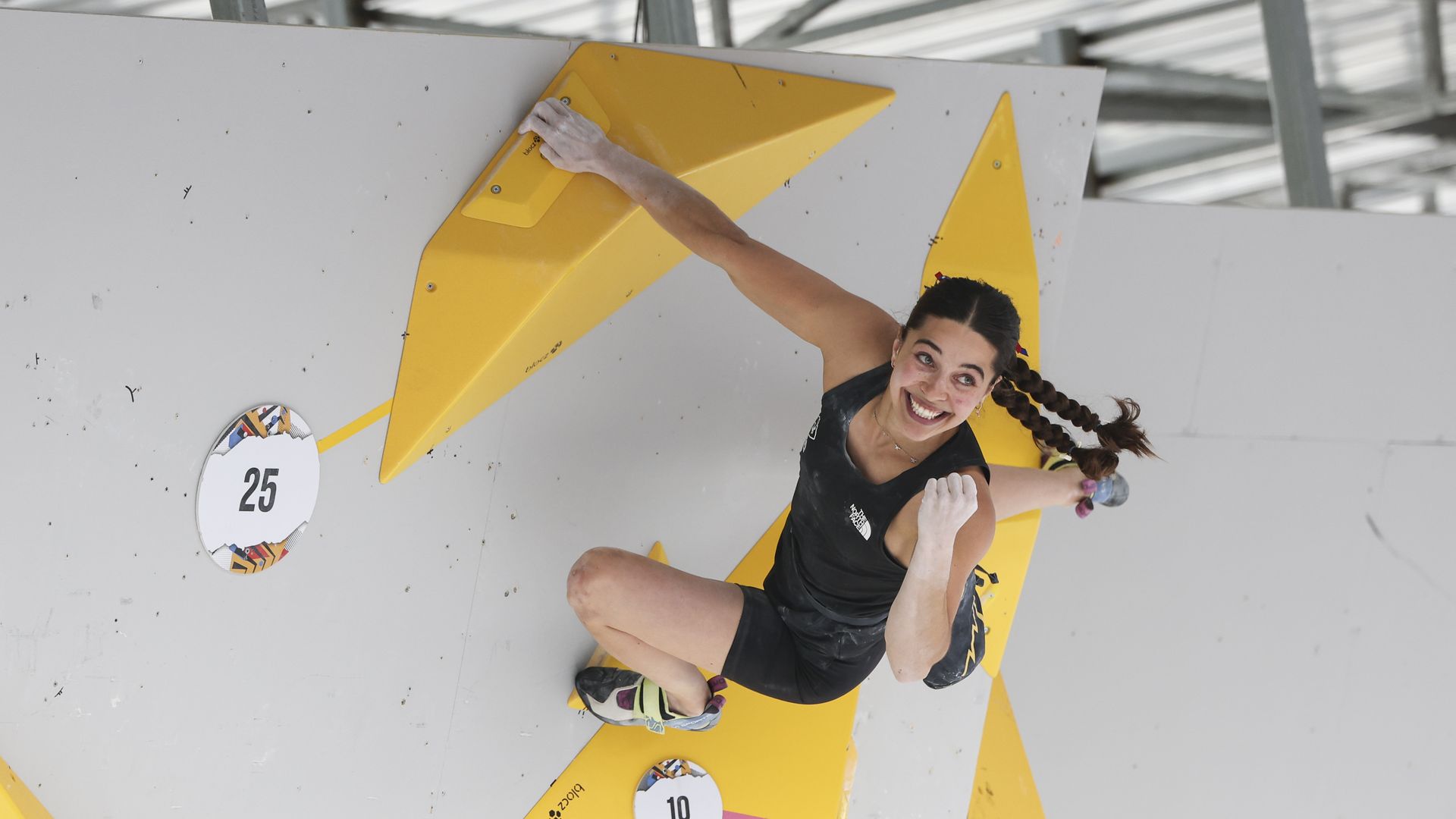 Brooke Raboutou competes in an Olympic qualifier in May. Photo: Zhe Ji/Getty Images
