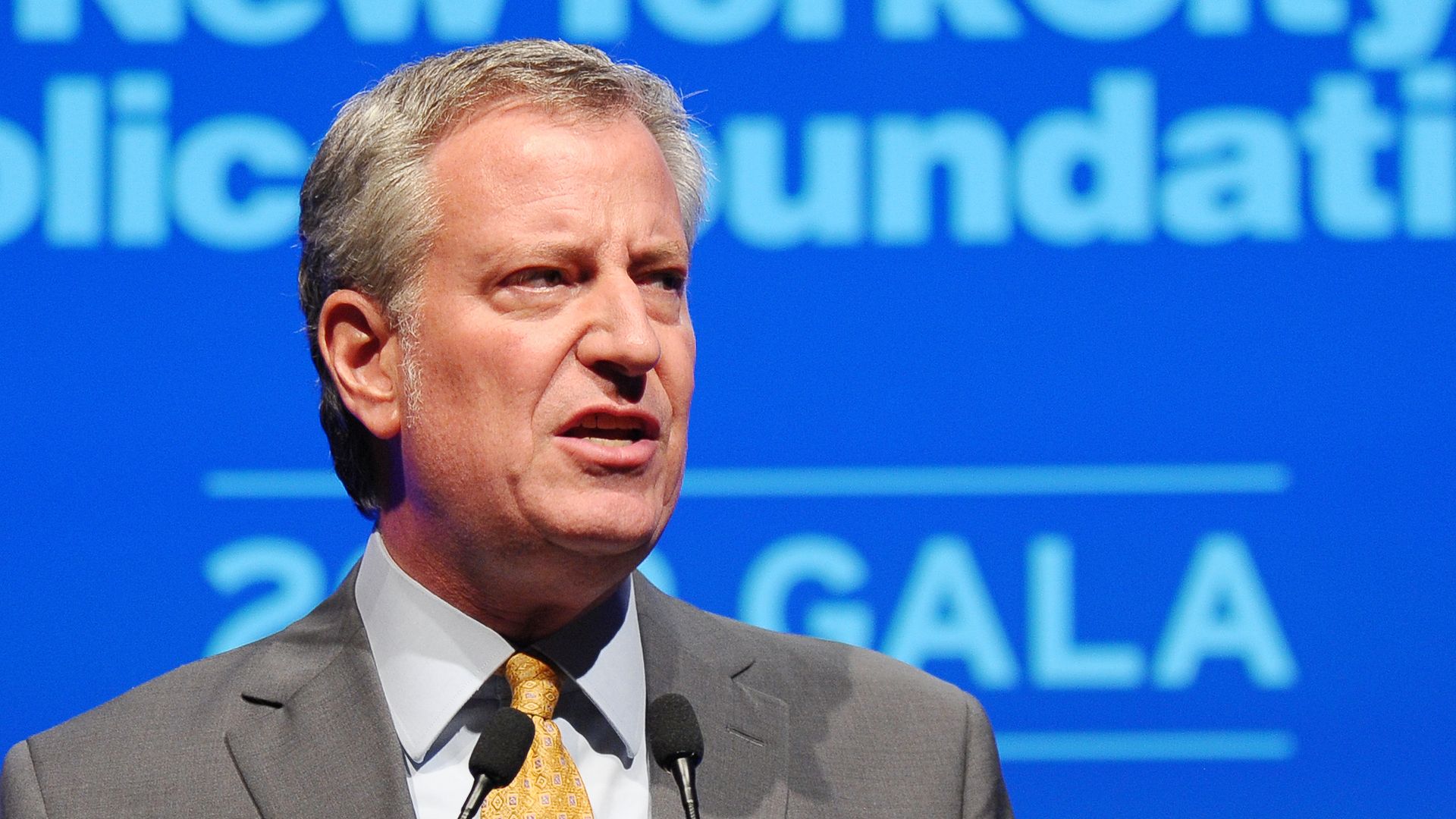 New York City Mayor Bill de Blasio