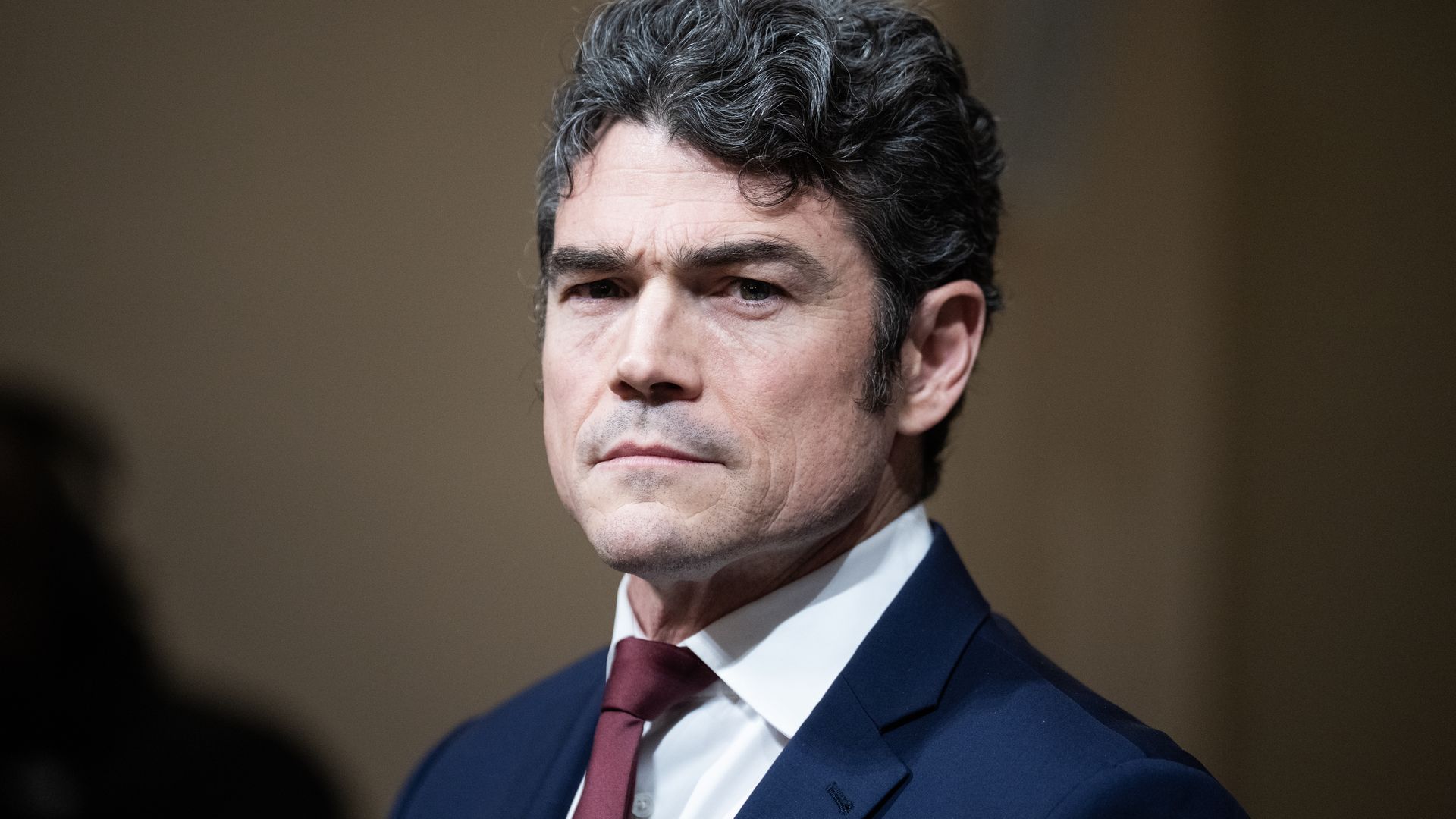 Joe Kent, former director of the National Counterterrorism Center, testifies during a House Homeland Security Committee hearing