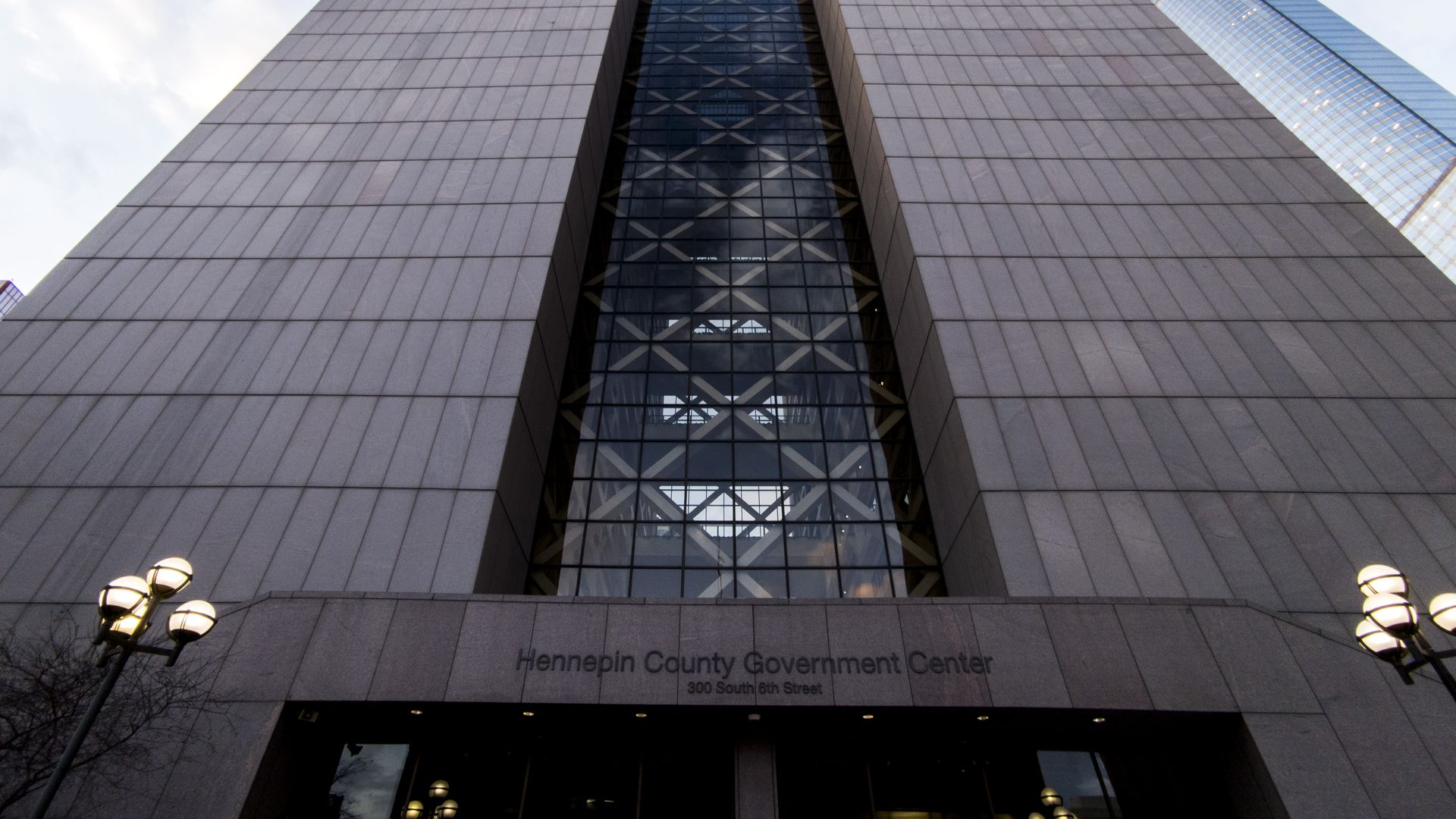 The exterior of the Hennepin County Government Center