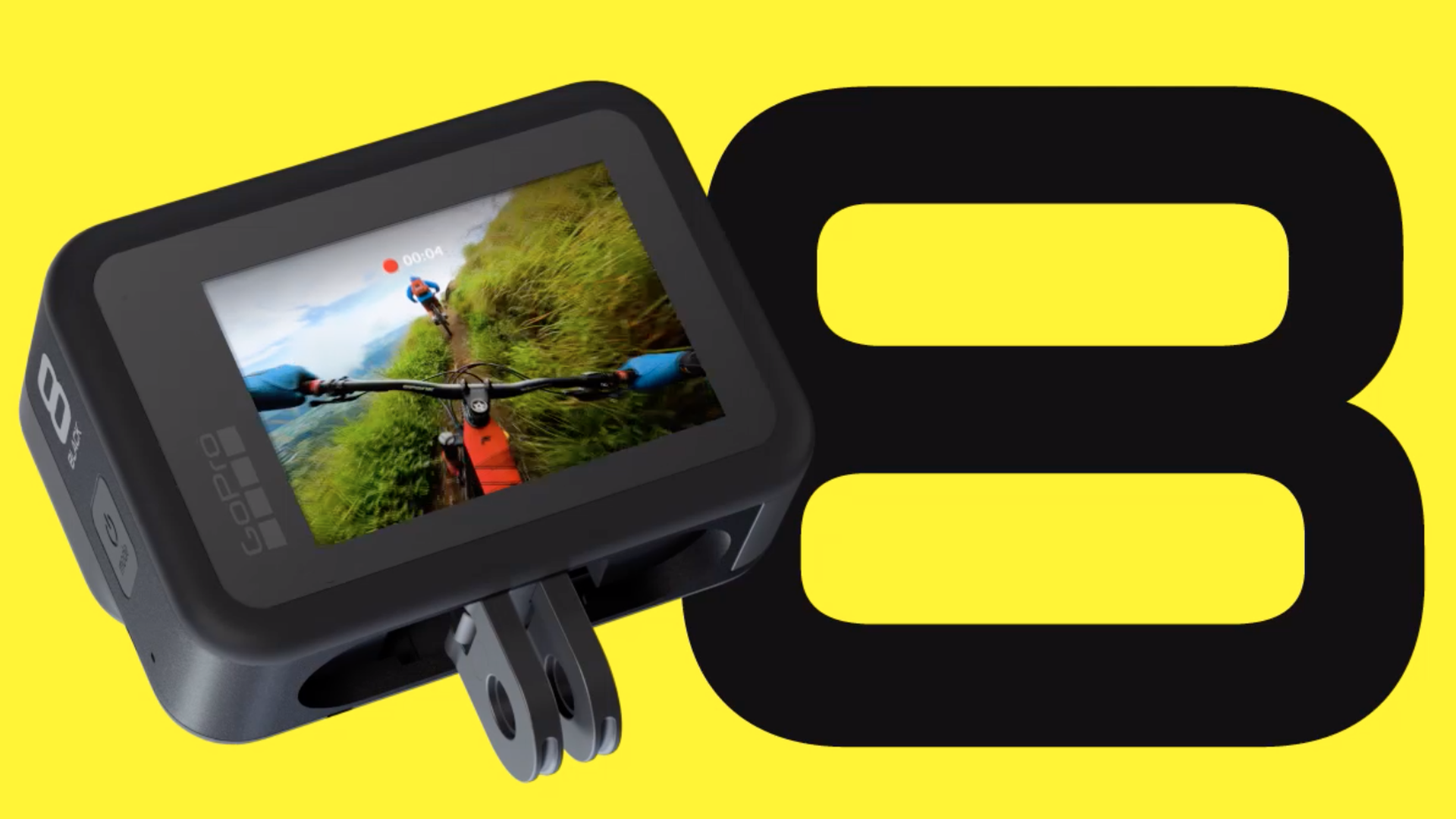 A go pro action camera