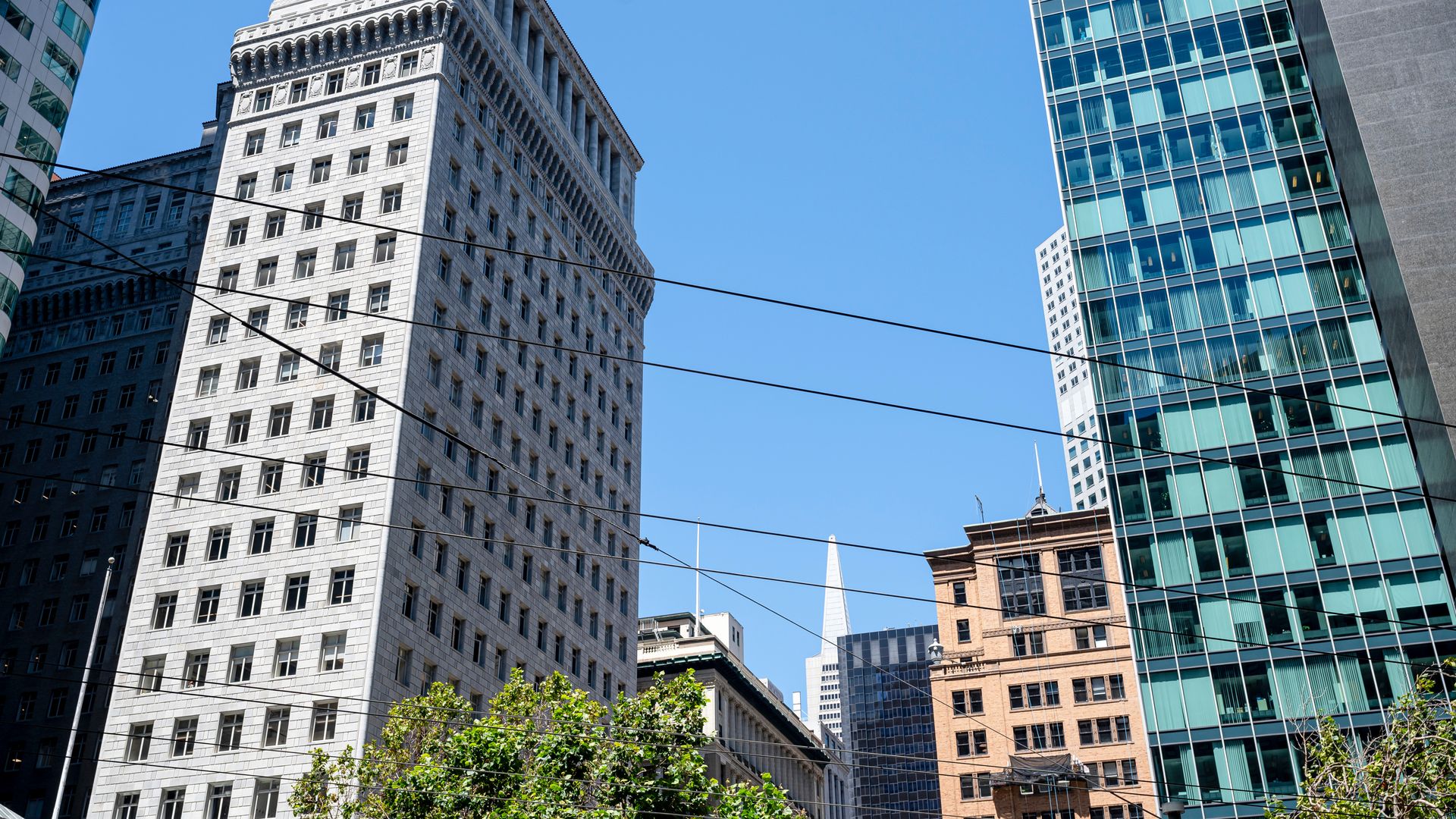 Photo of downtown office buildings