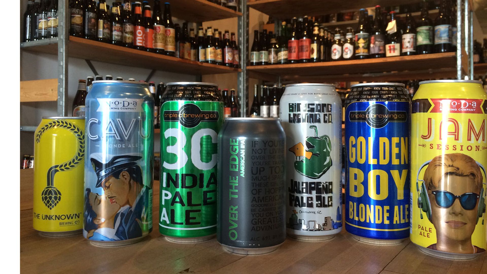 The rise in popularity of beer cans and the local designers
