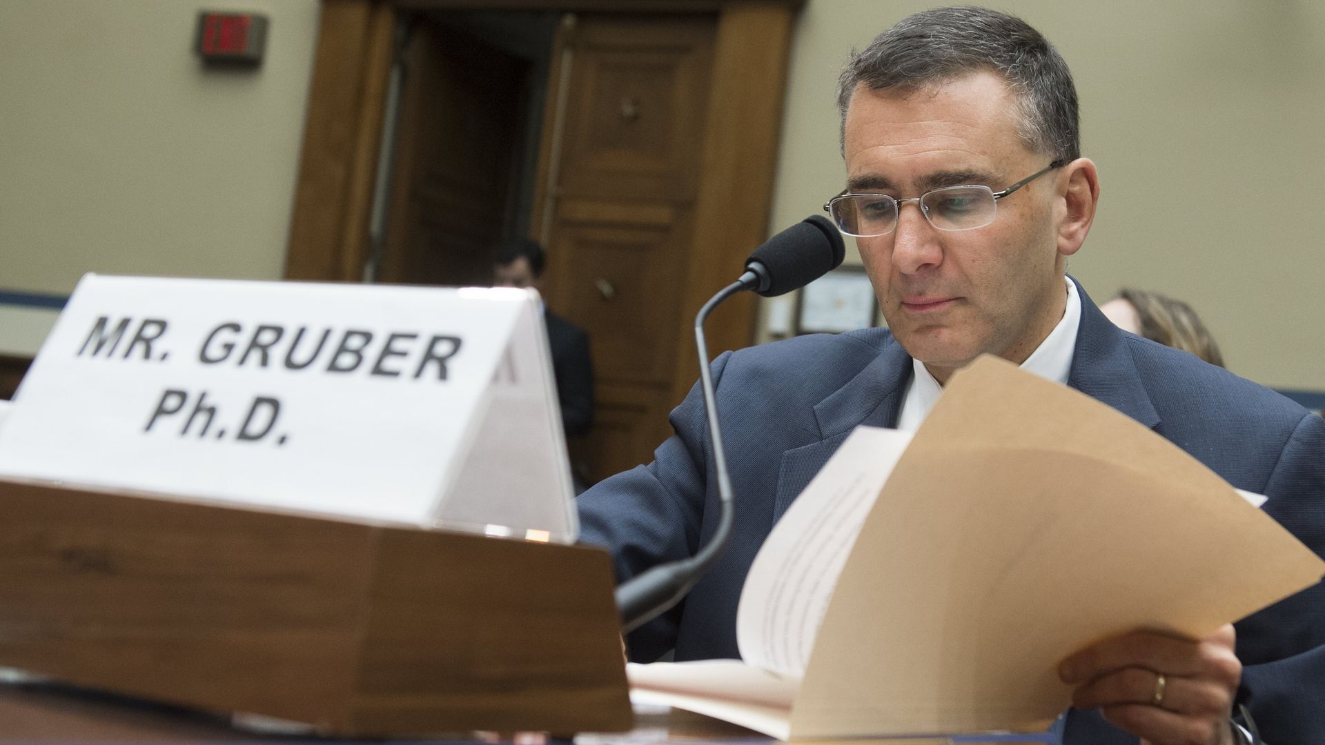 Gruber testifies before the House in 2014