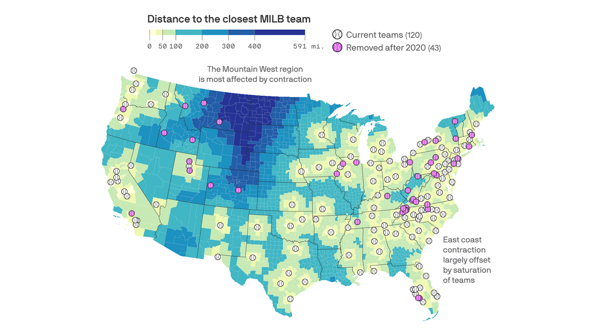 Map: Where are all of the Minor League Baseball teams in NC?