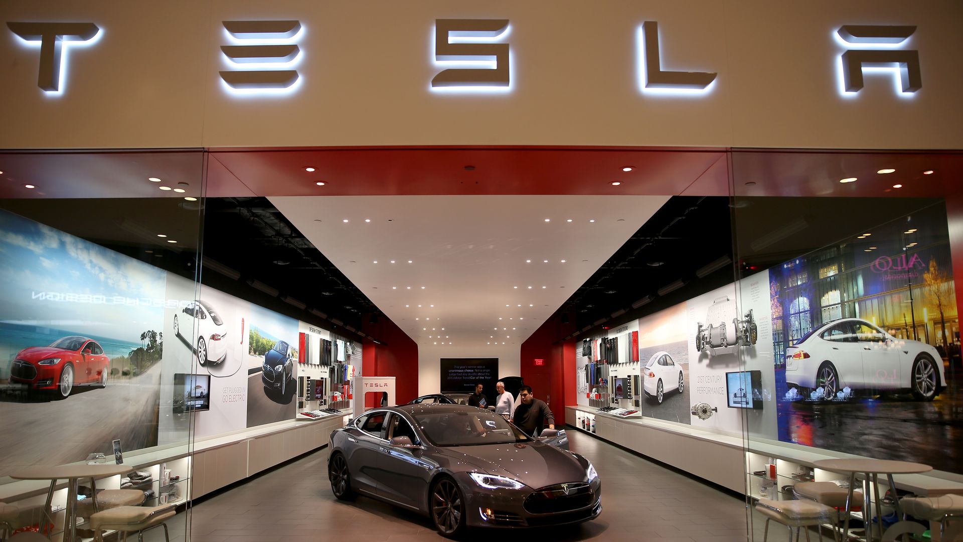 Tesla showroom