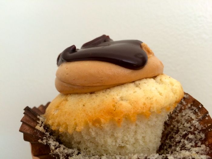 Polka Dot Bake Shop Buckeye cupcake