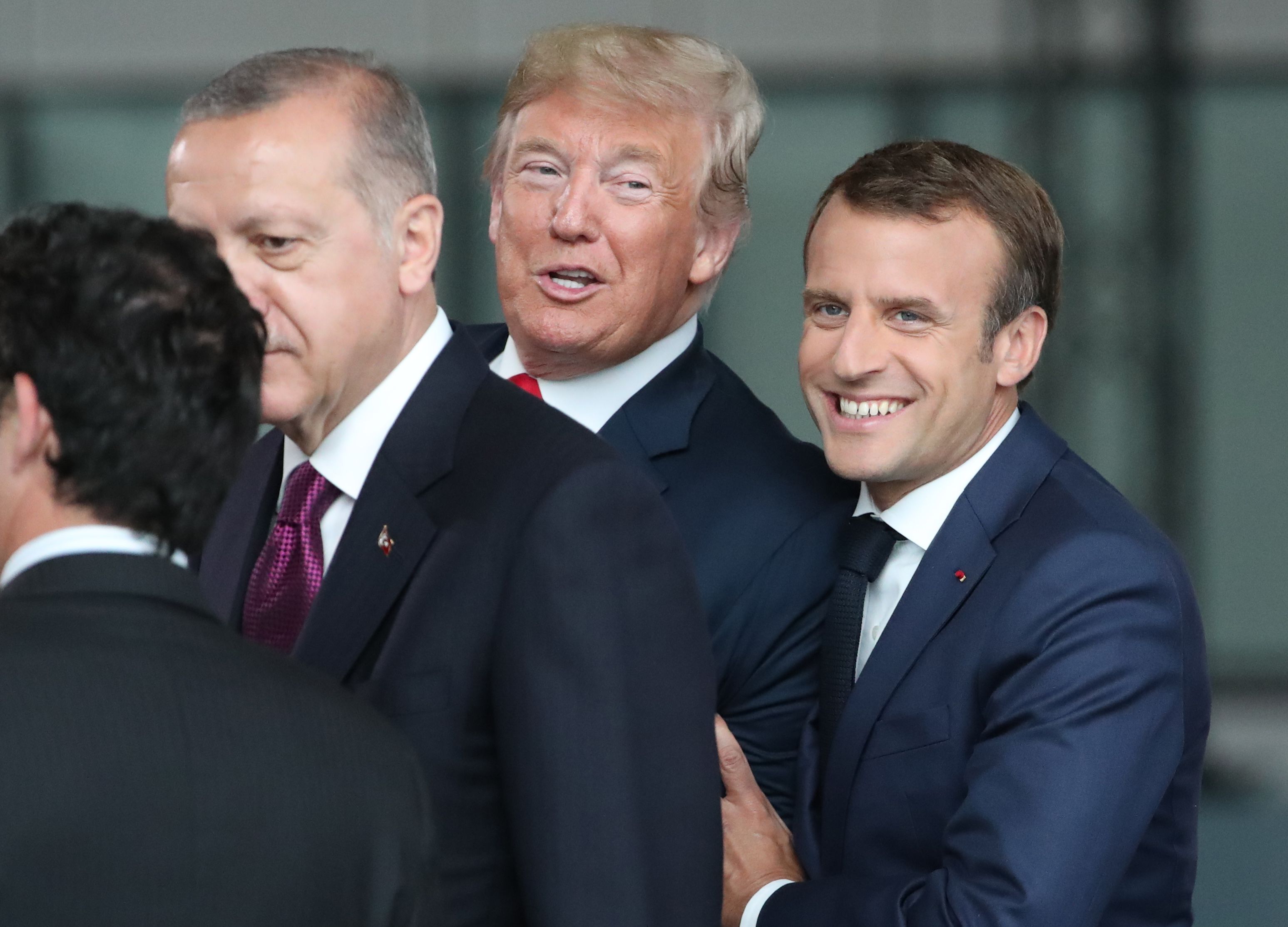 Macron and Trump