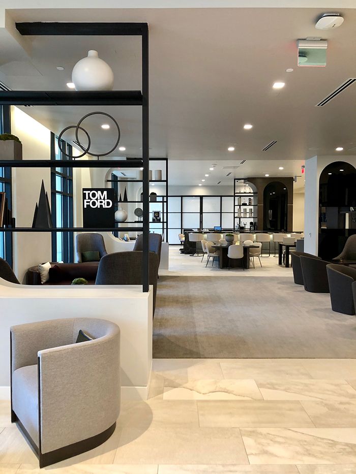 lobby at ac hotel in southpark charlotte