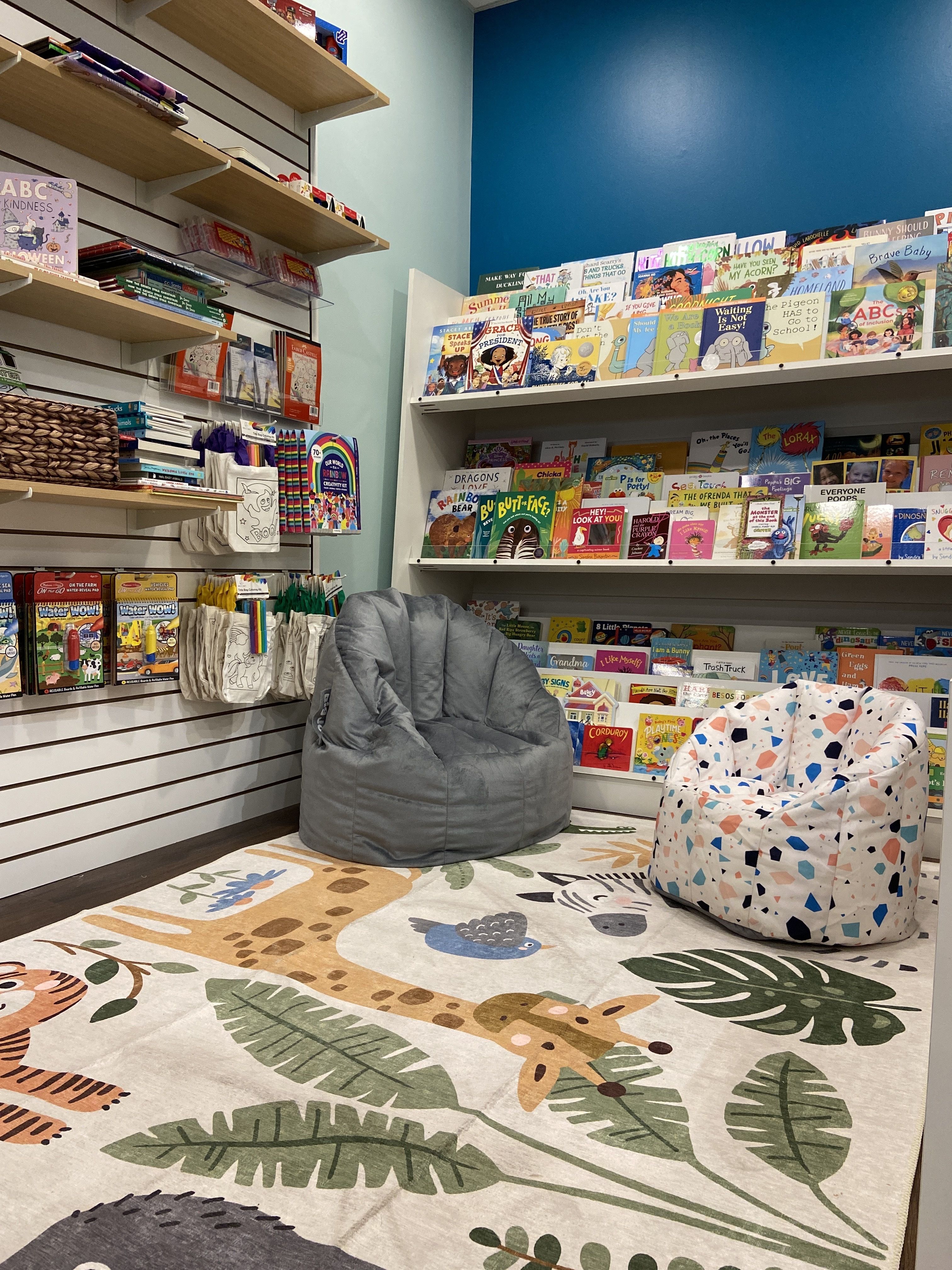 The children's section.