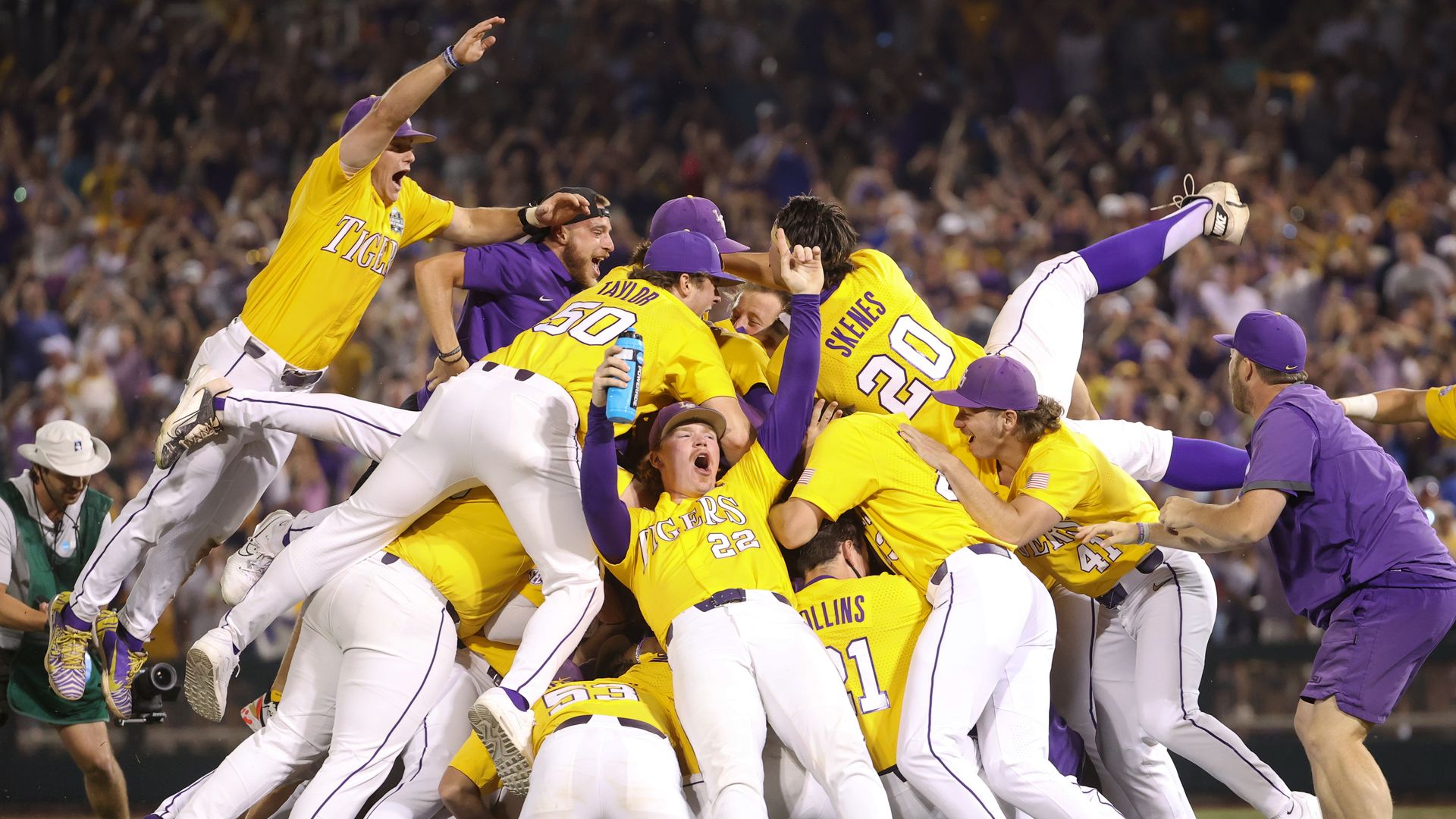 LSU baseball crushes Florida in College World Series to win seventh ...