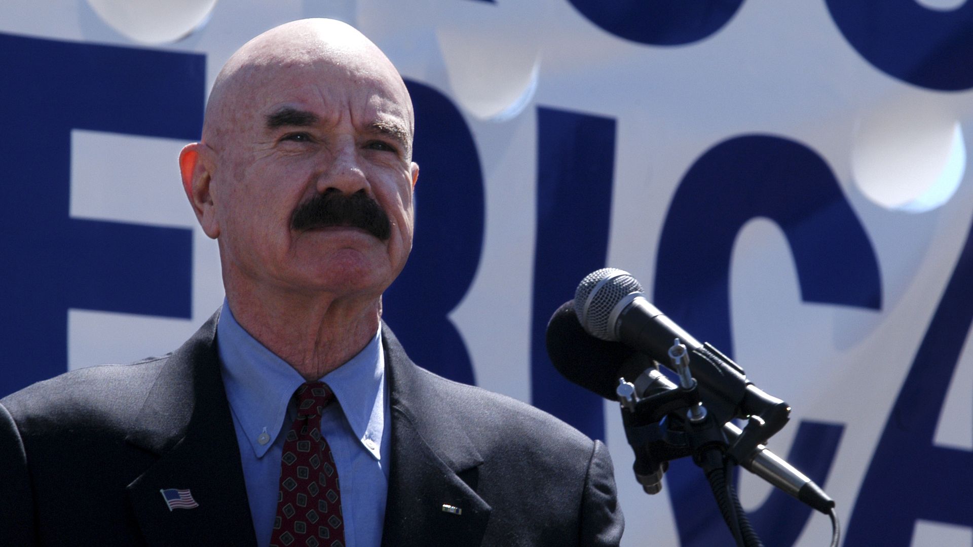 G. Gordon Liddy speaks at a rally sponsored in D.C.