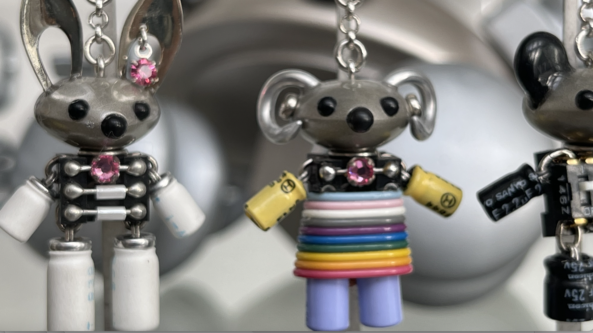 A few of the many Nano Nano creatures