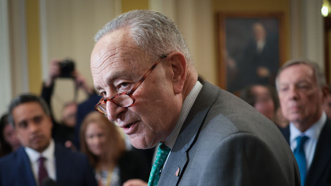 House Democrats have "complete meltdown" as Schumer folds on shutdown