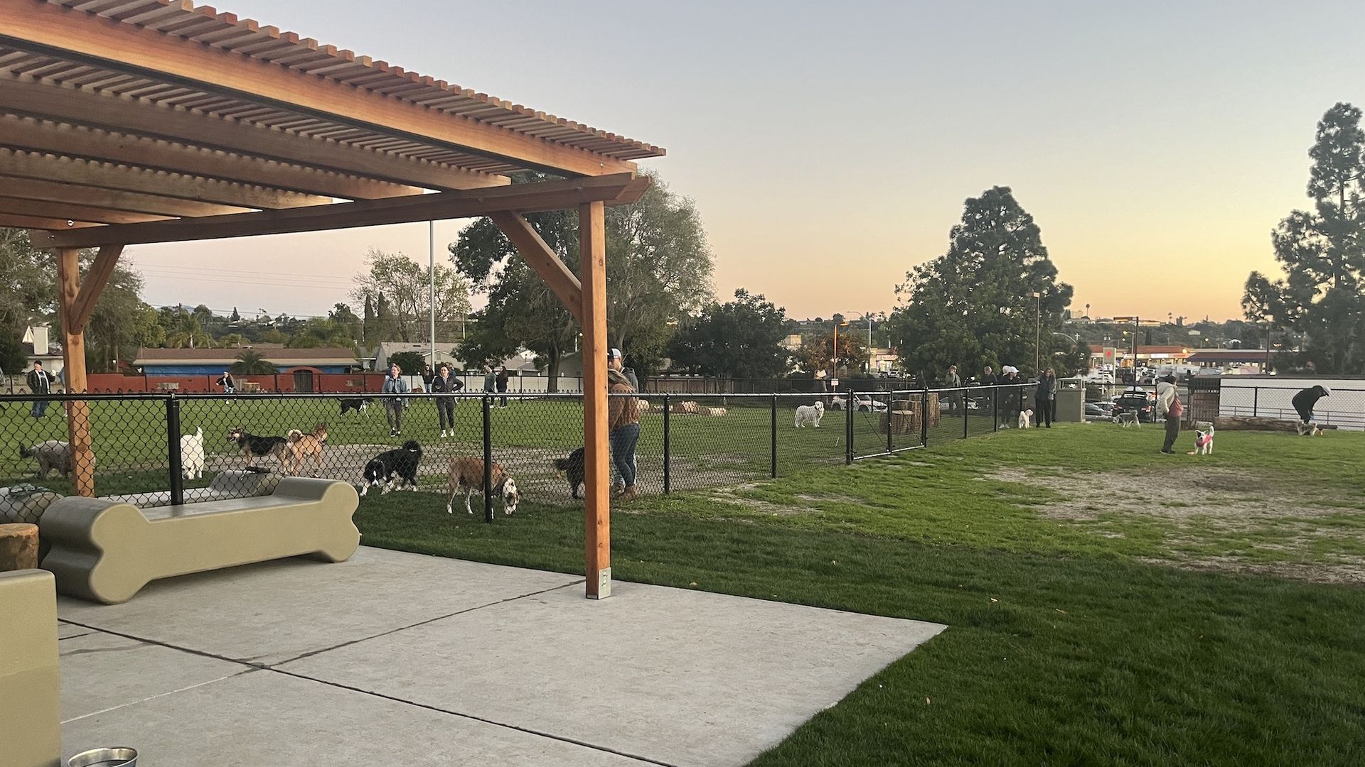 A new dog park in Allied Gardens