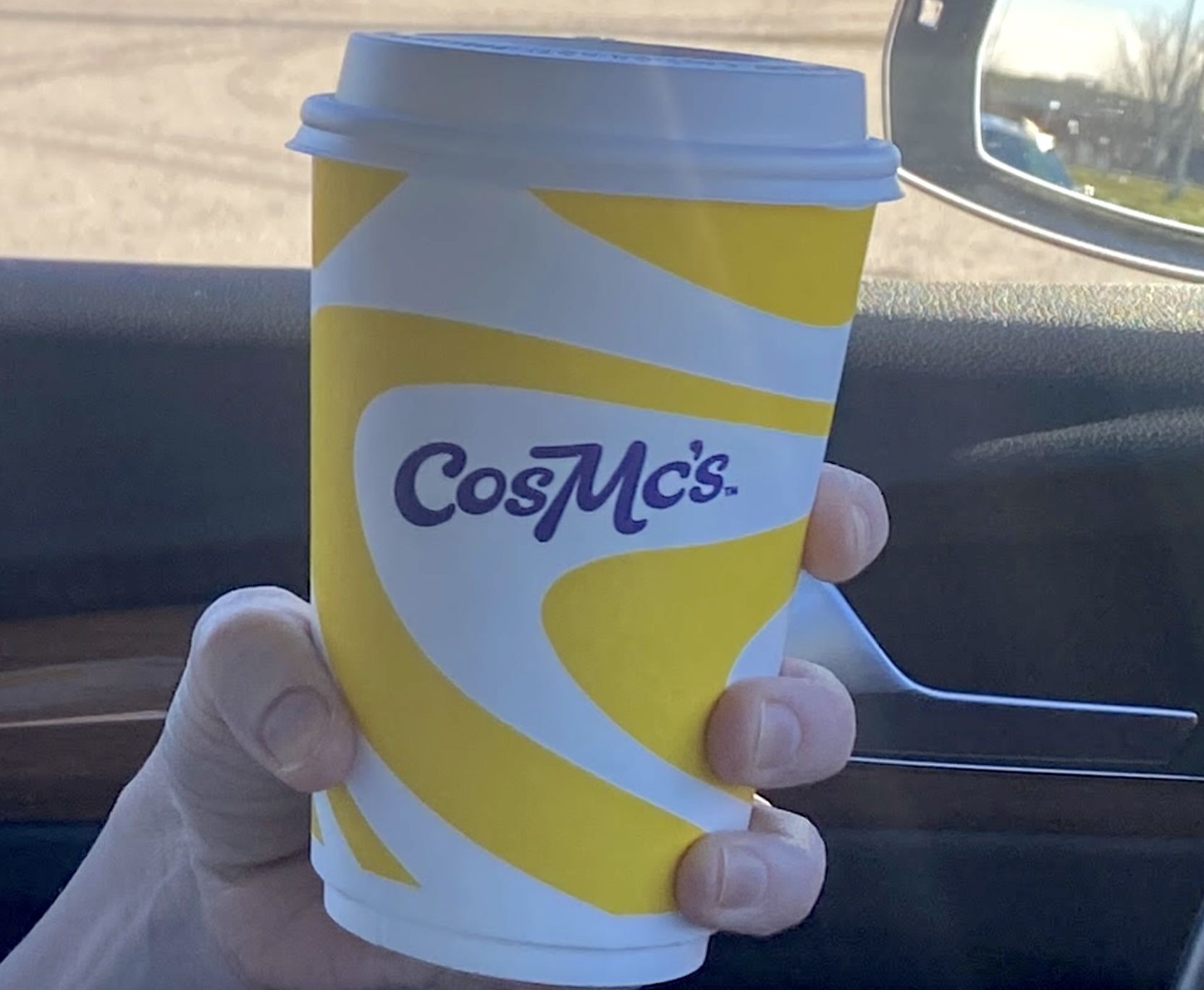 CosMc's coffee cup.