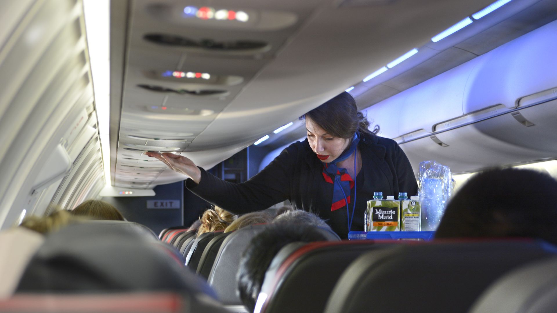 Flight attendant.