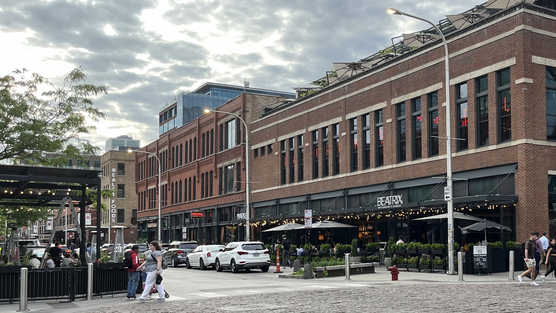 Restaurants on a street