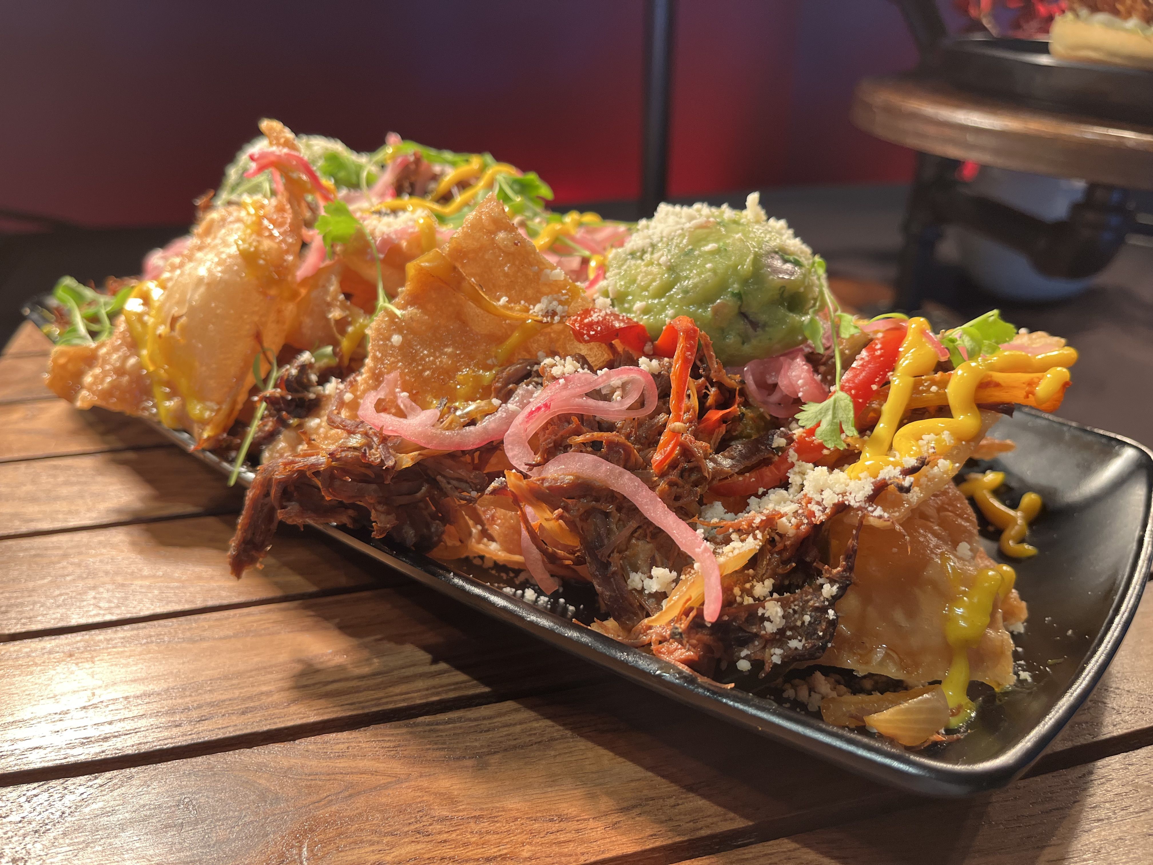 The nachos at the Kaseya Center