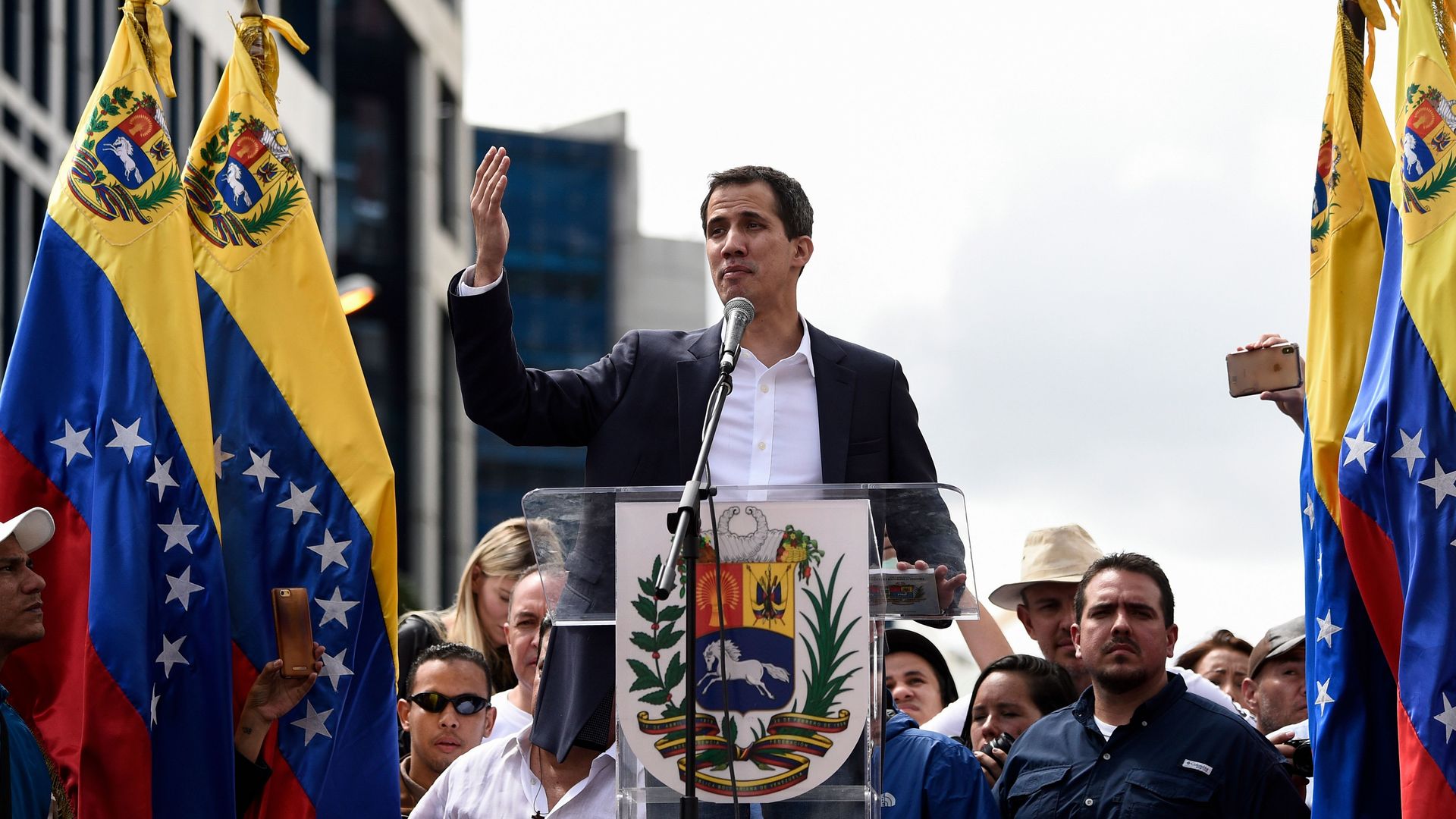 Venezuela's National Assembly head Juan Guaido. 