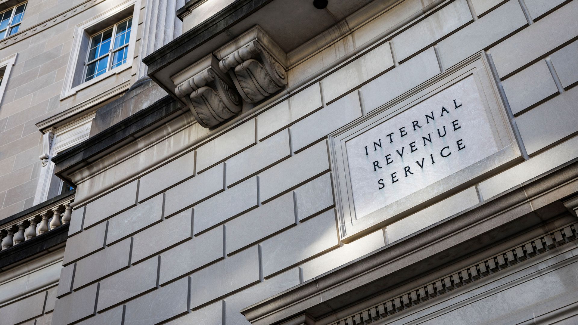 The Internal Revenue Service (IRS) building in Washington, DC, US, on Tuesday, Dec. 31, 2024. The Blockchain Association is suing the IRS, saying a recently finalized rule that requires certain cryptocurrency exchanges to comply with broker reporting requirements would harm the industry. Photographe