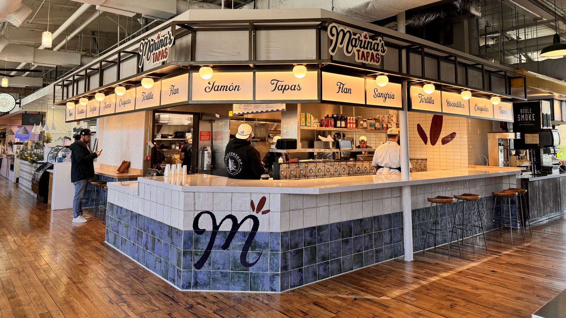 food stall at optmist hall