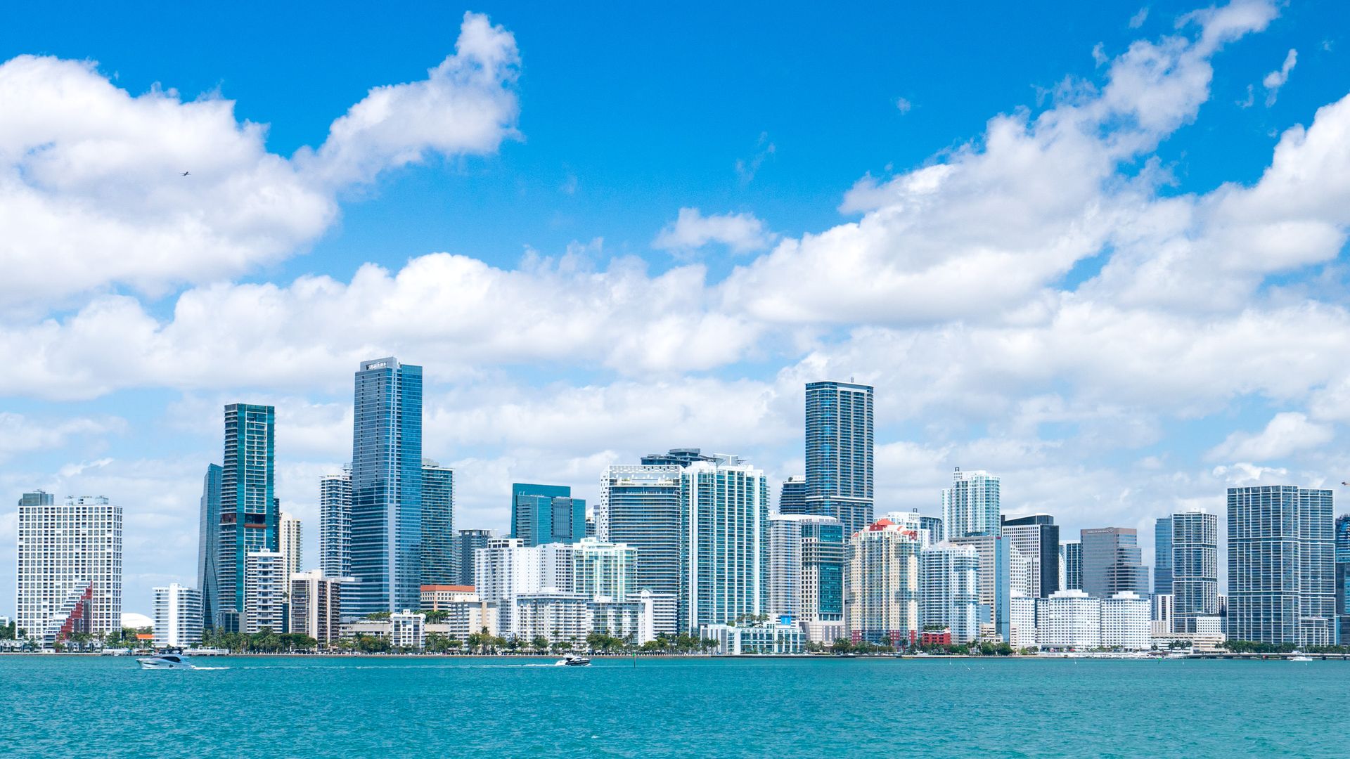 Miami's skyline.