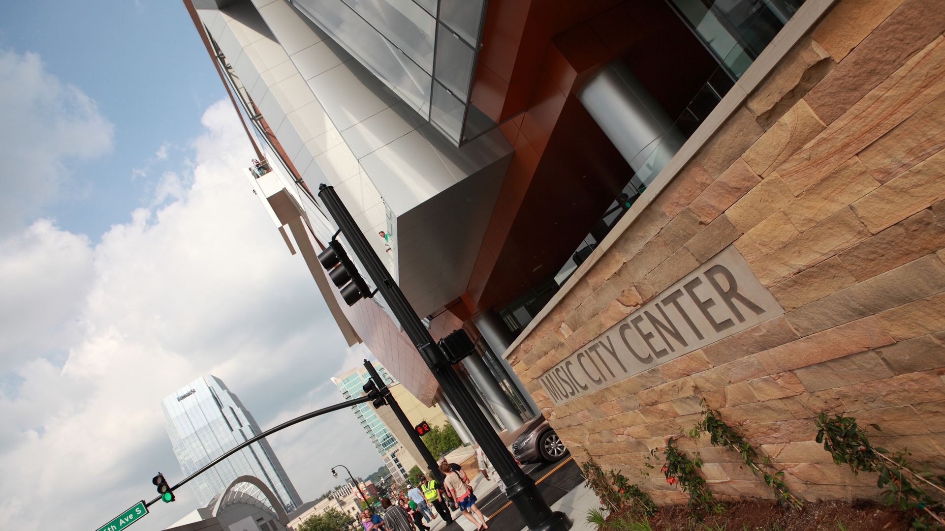 The exterior of Music City Center